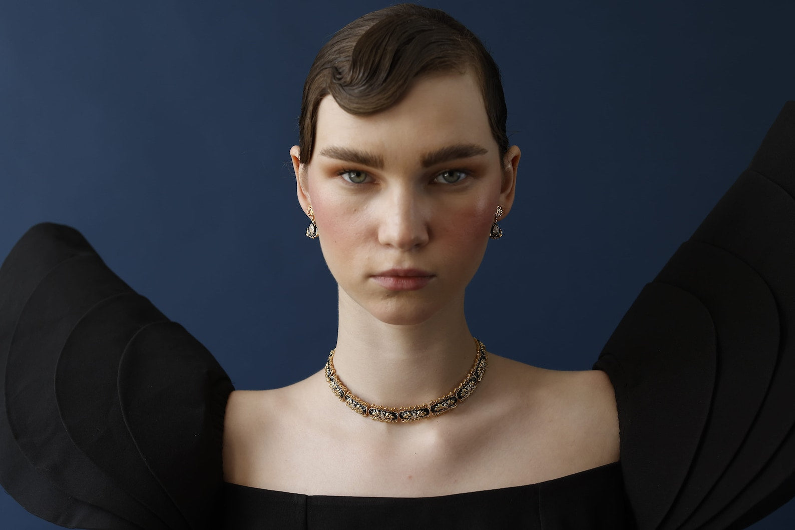 Statement Baroque Choker-  Elegant Necklace