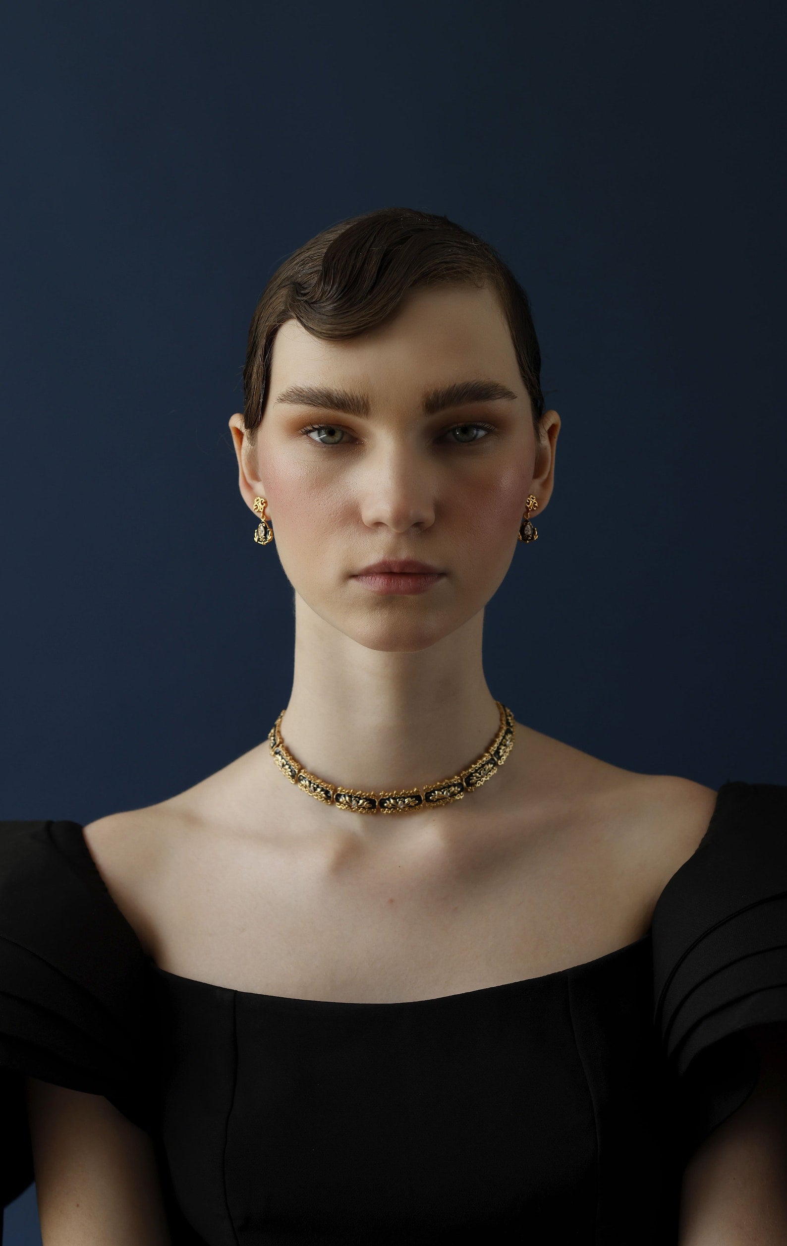 Statement Baroque Choker-  Elegant Necklace