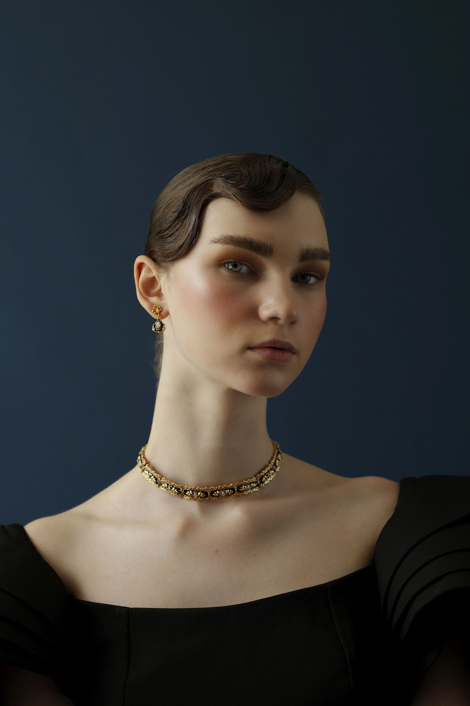 Statement Baroque Choker-  Elegant Necklace