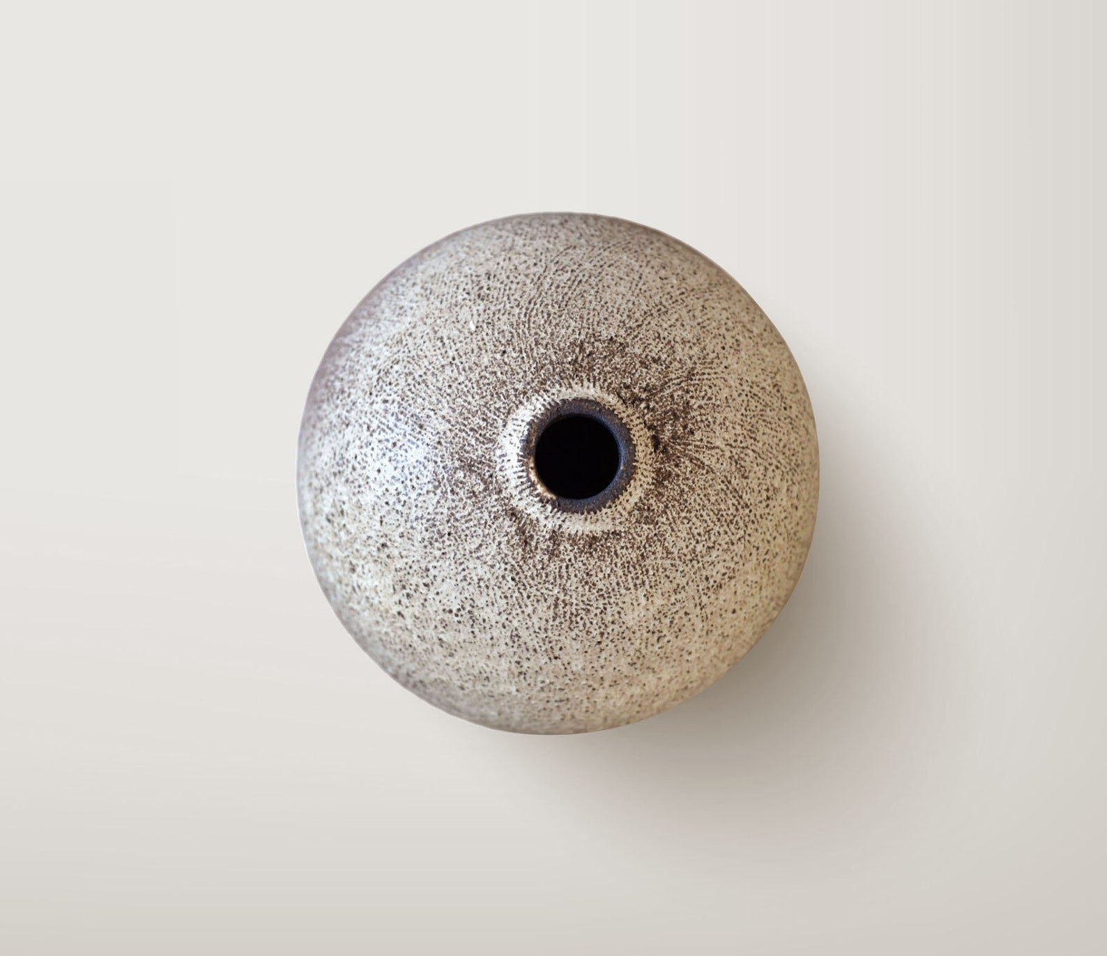 Large Distressed Rustic Ceramic Sculptural Vase