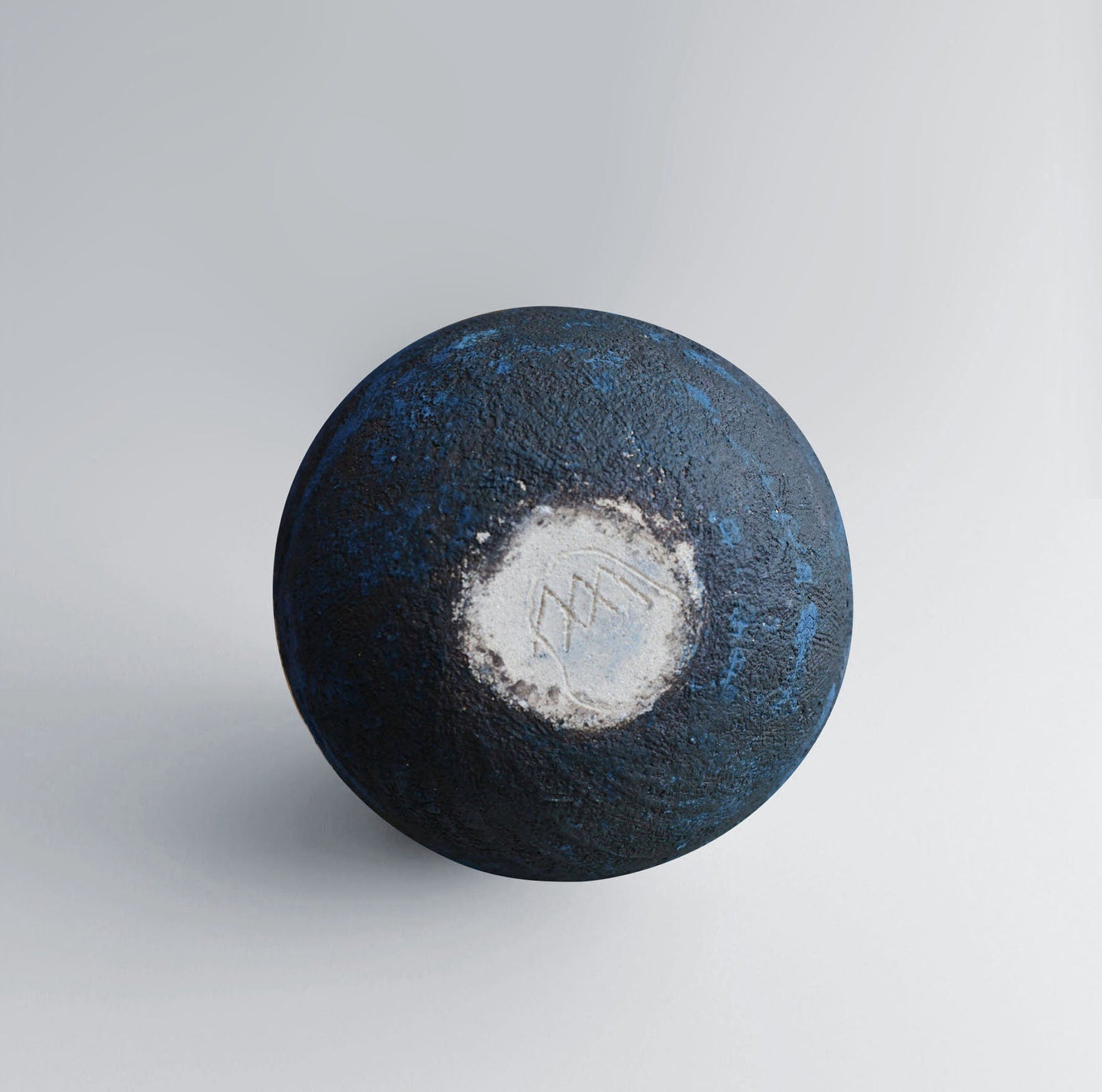 Nordic stoneware ceramic vase - Extra large navy vase