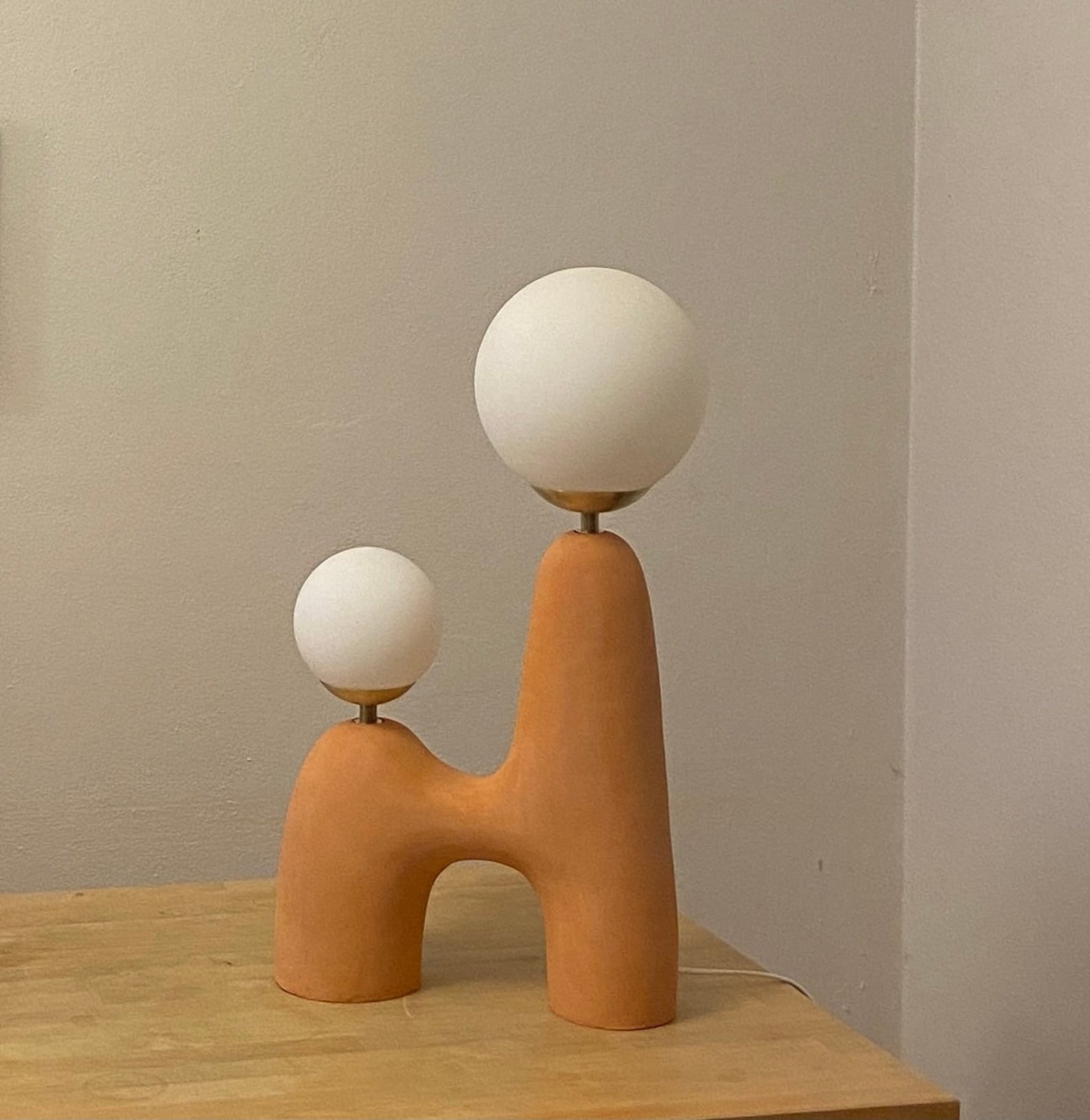 Sculptural Ceramic Lamp