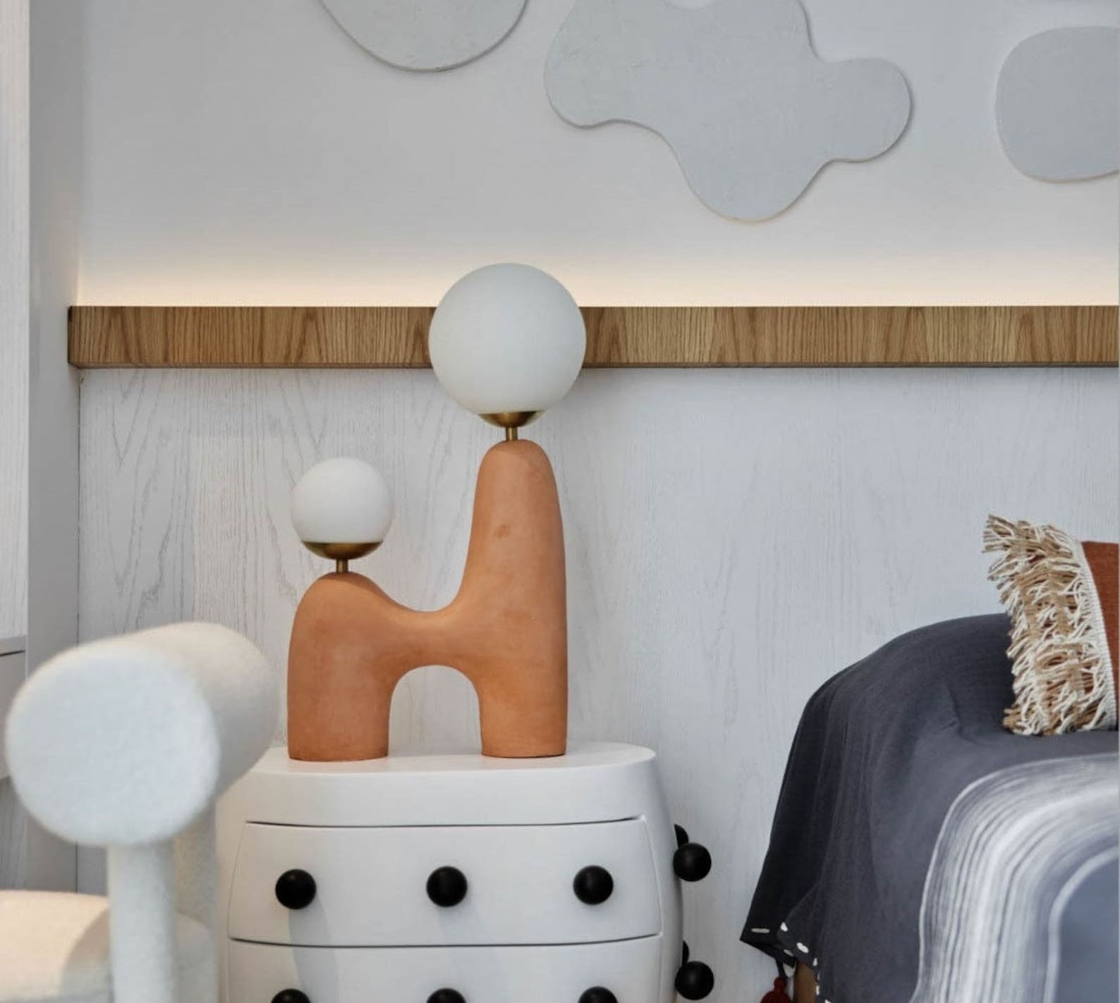 Sculptural Ceramic Lamp