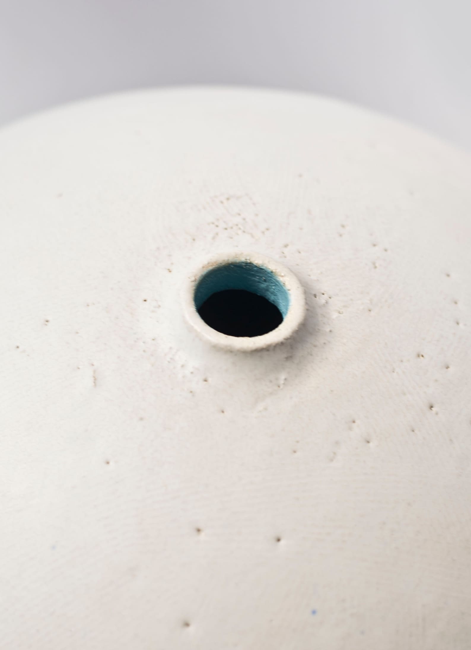 Extra Large White Floor Vase | Minimalist Ceramic Sphere Vase