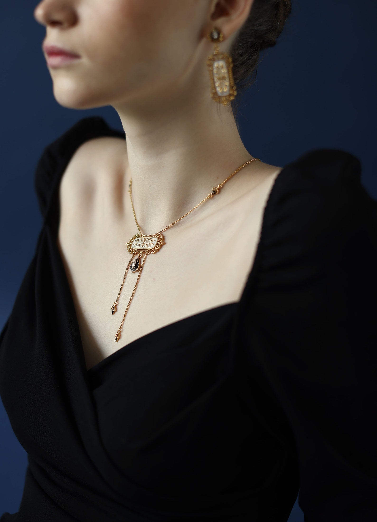 Statement Baroque Pendant | Art Nouveau inspired