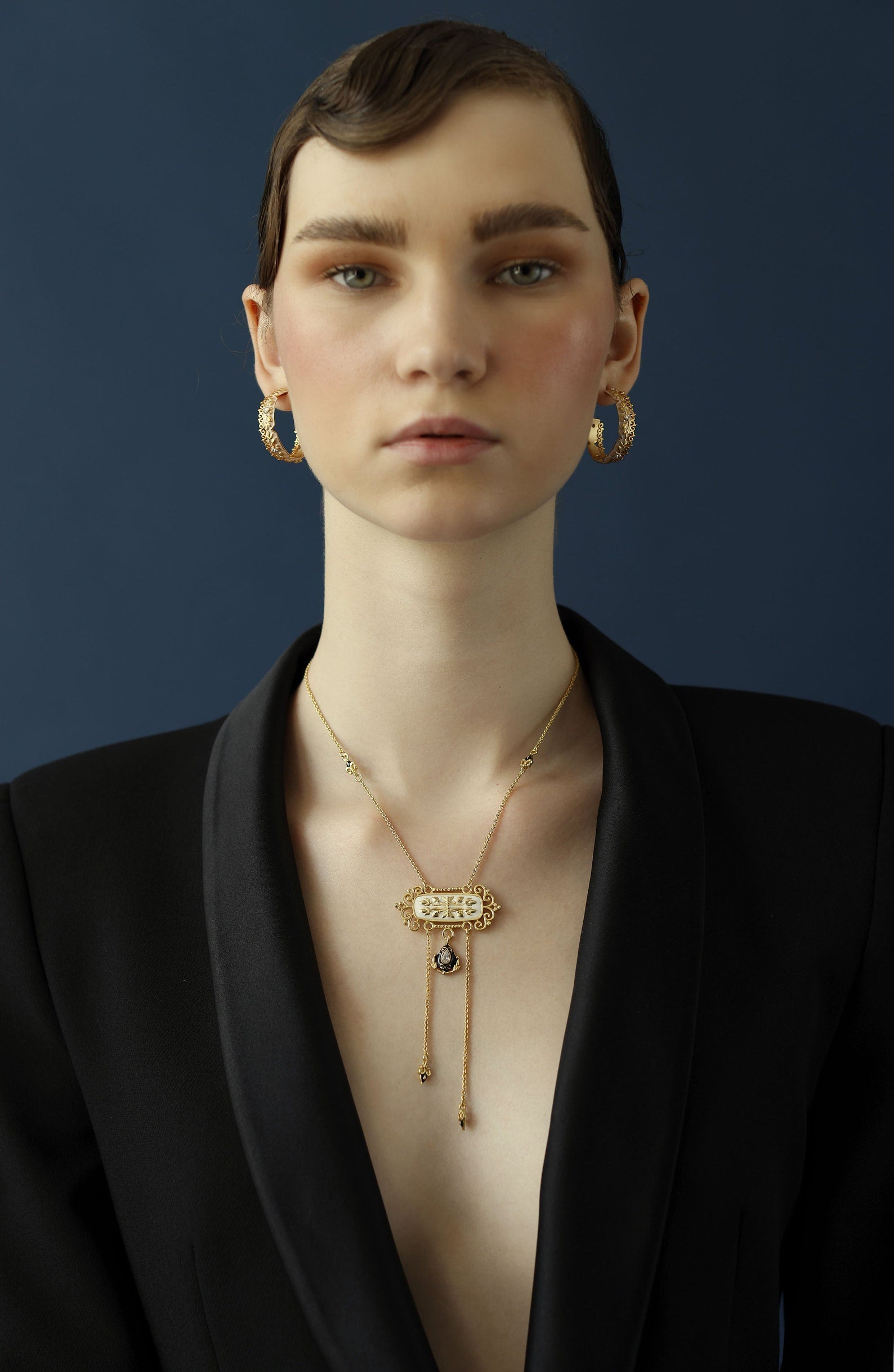Statement Baroque Pendant | Art Nouveau inspired