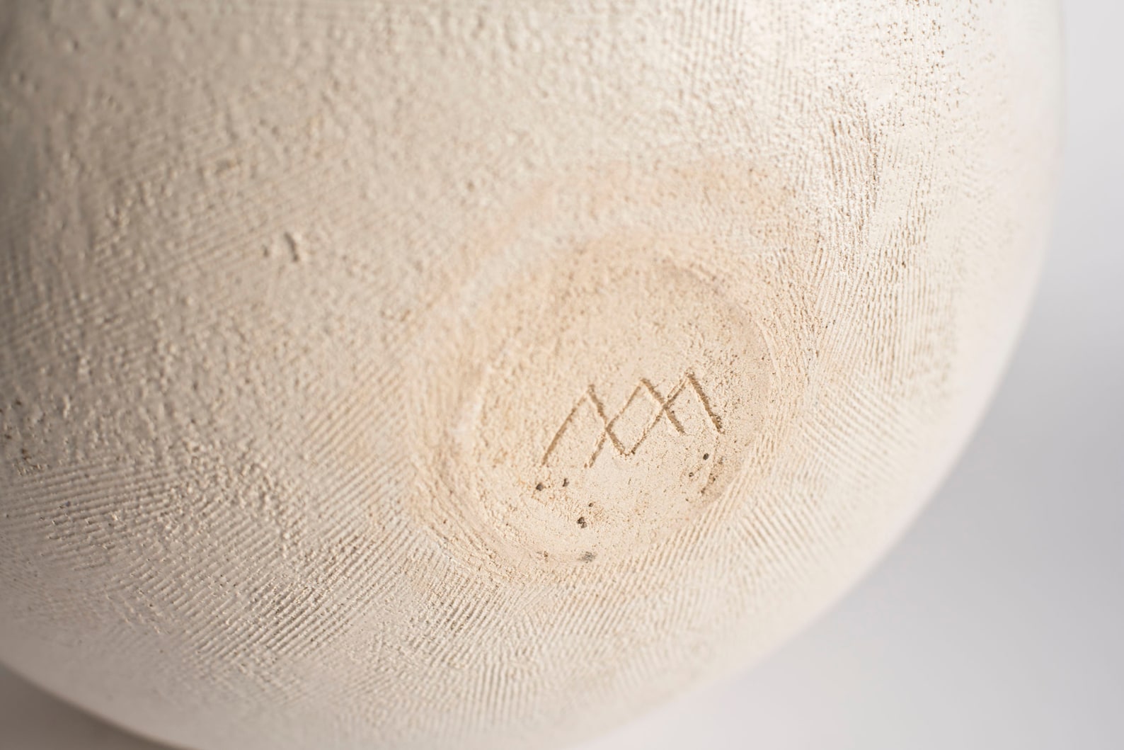 Extra Large White Floor Vase | Minimalist Ceramic Sphere Vase