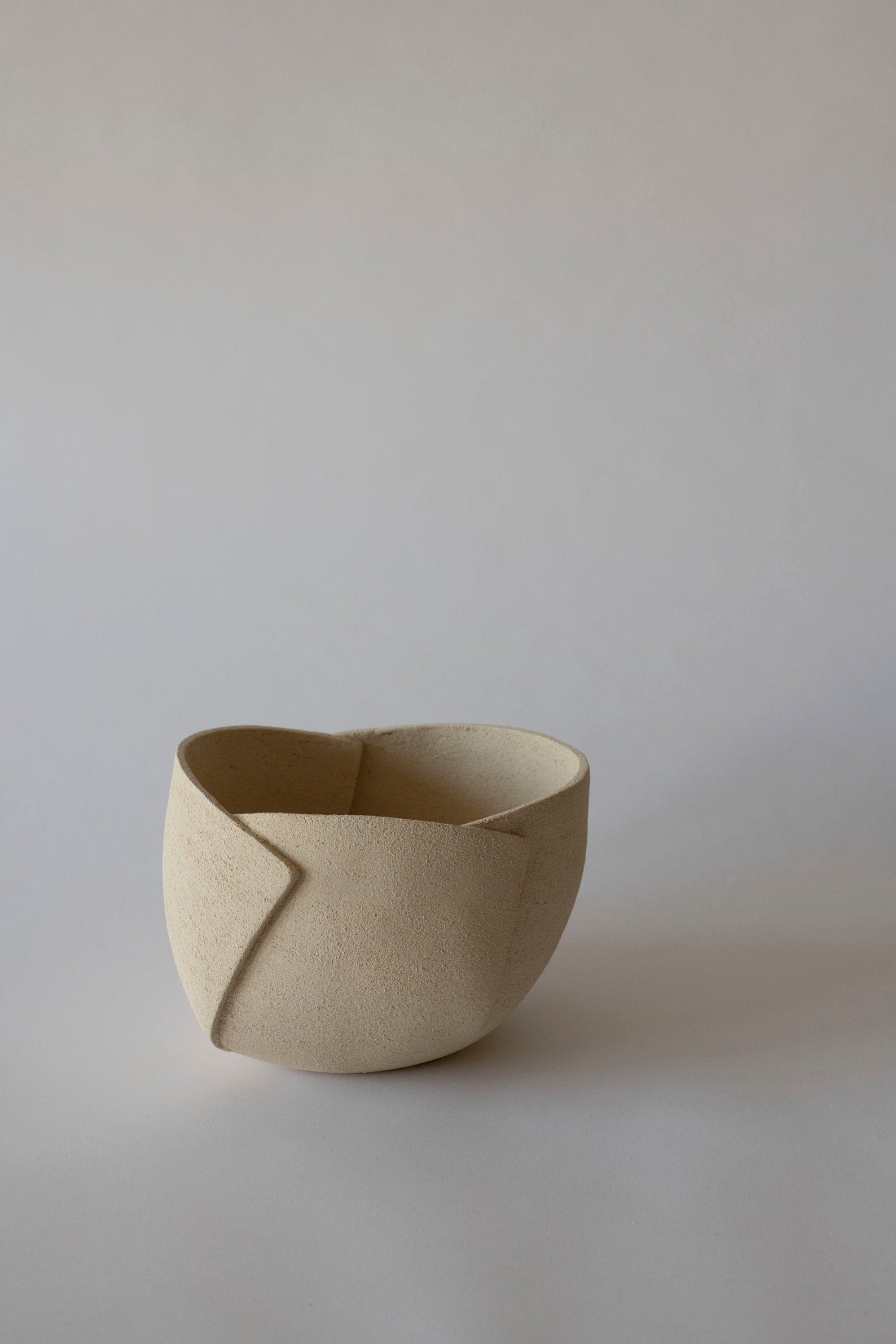 Original modern natural art ceramic black vase