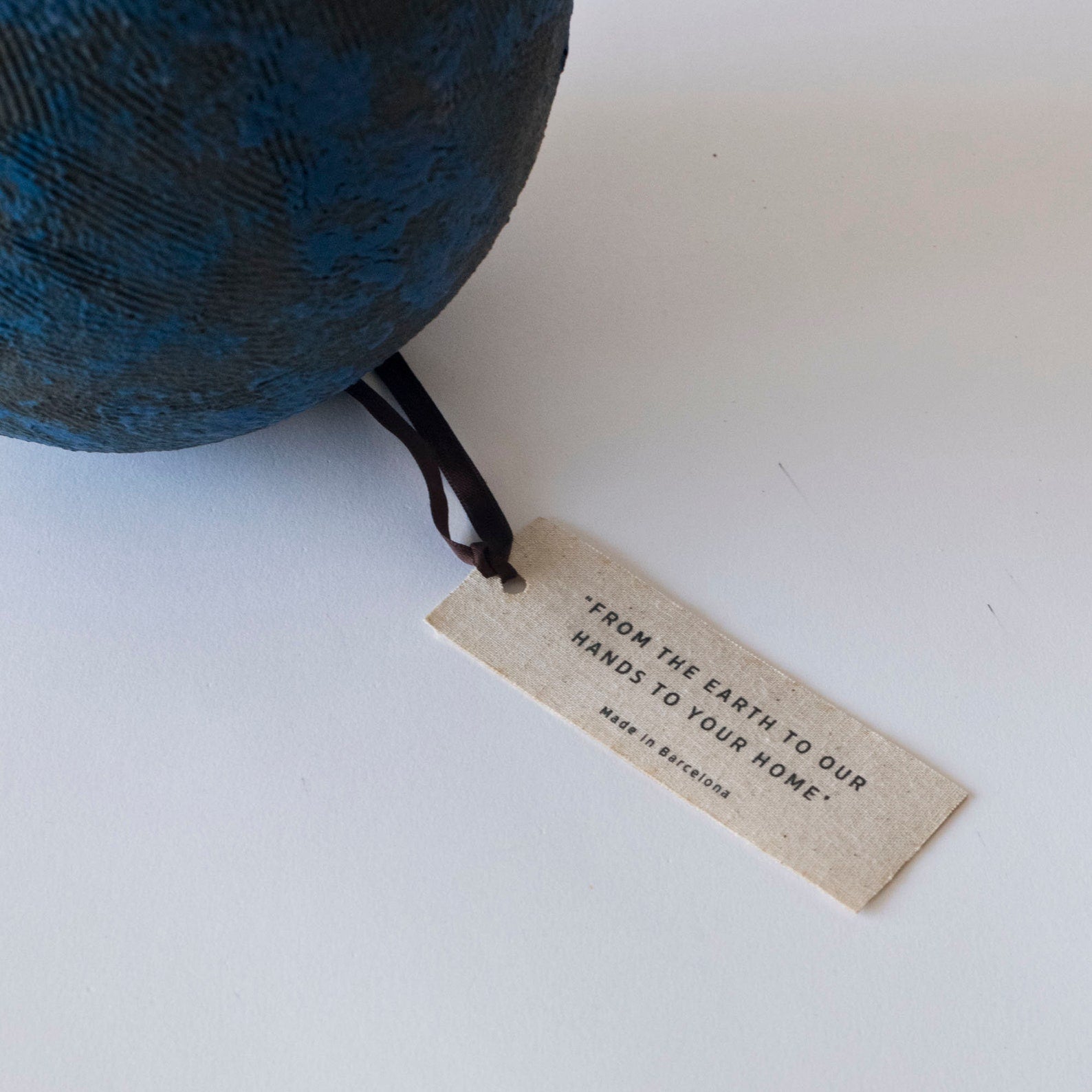 Nordic stoneware ceramic vase - Extra large navy vase