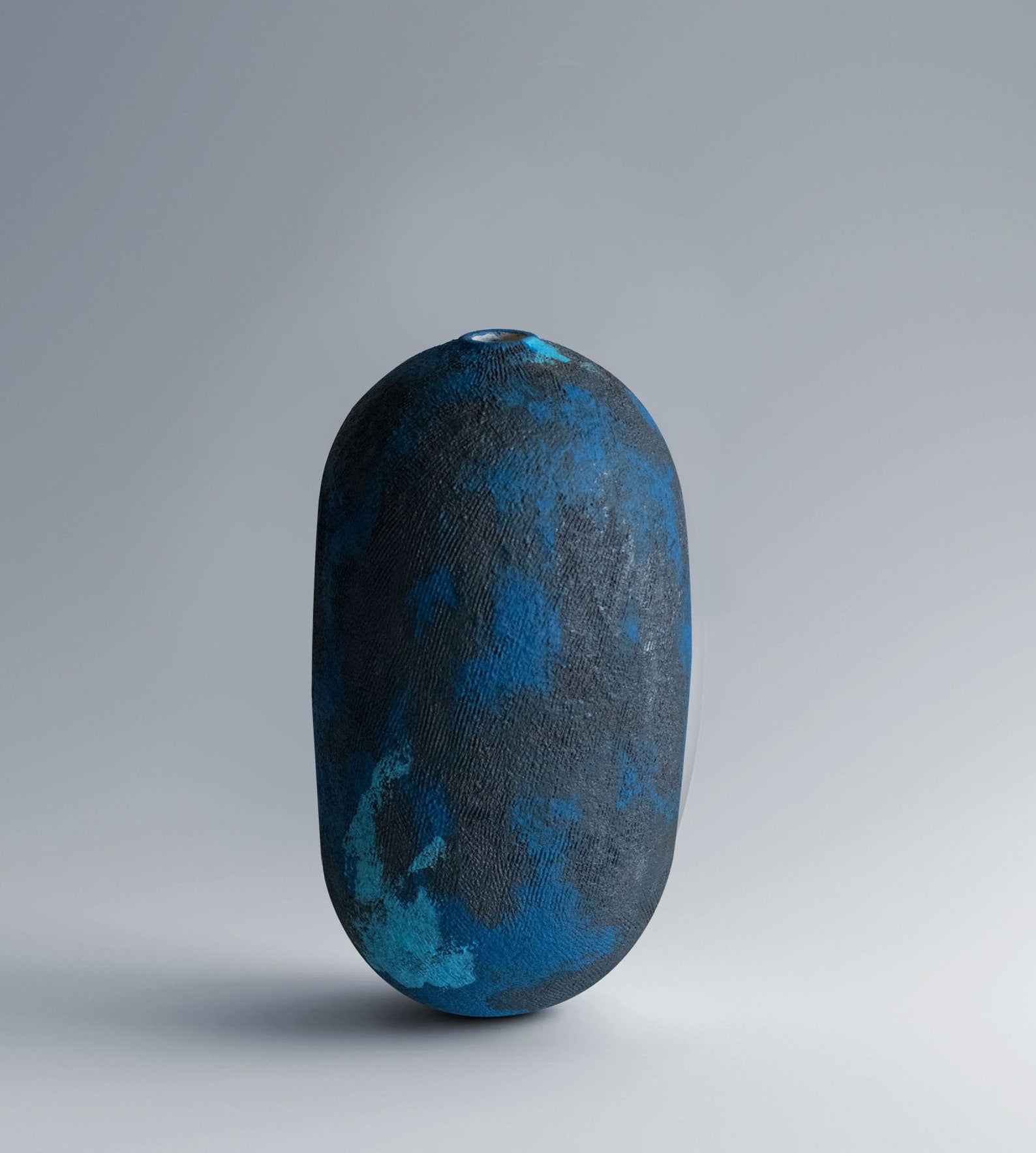 Nordic stoneware ceramic vase - Extra large navy vase