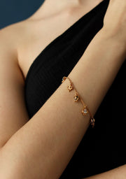 Baroque Charm Bracelet - Dainty Charm Bracelet