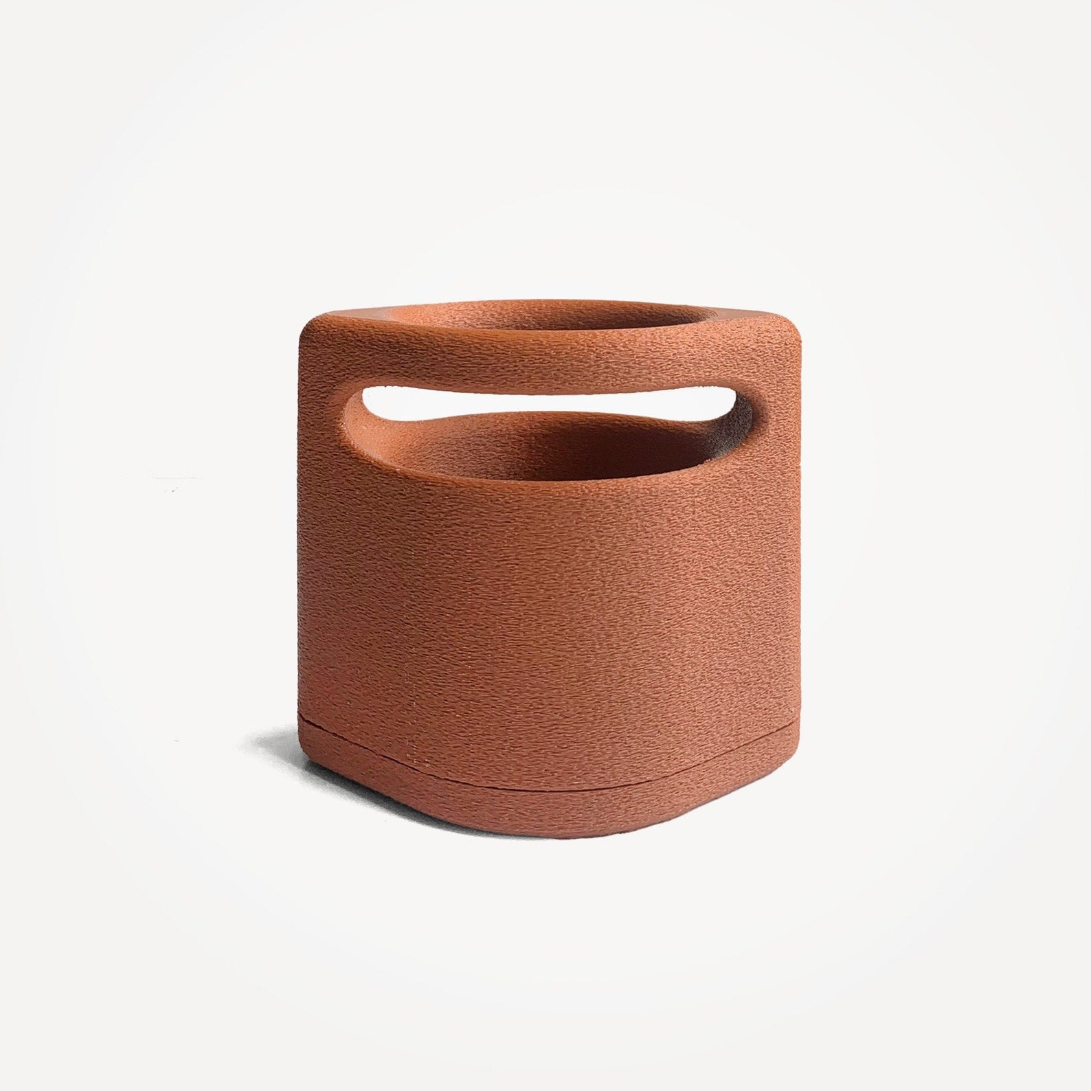 Sui Burnt Ochre | Minimal Decor | 3D Printed Planter | Eco Friendly |