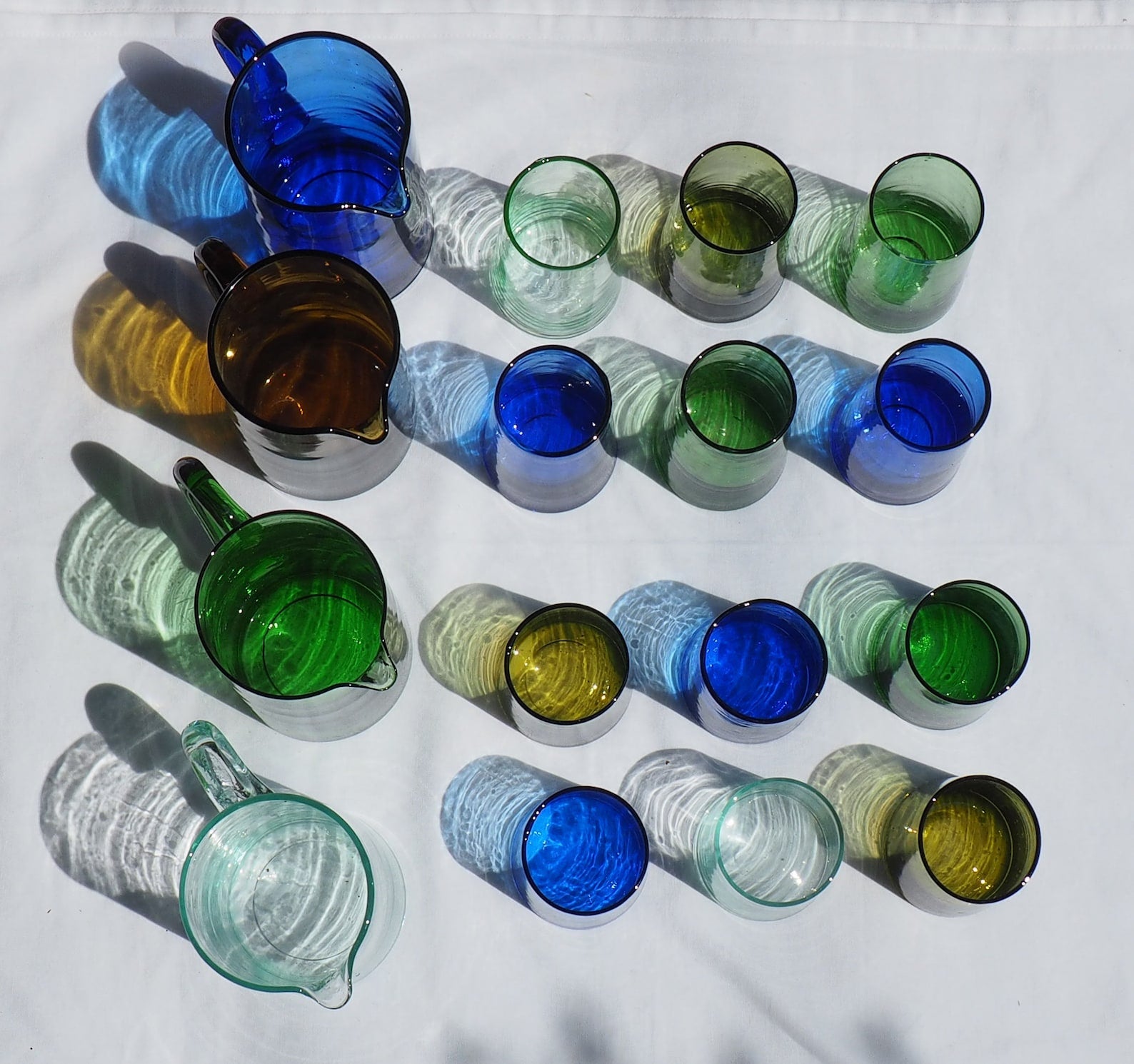 Recycled Moroccan Mix & Match Glass - Highball set of 6