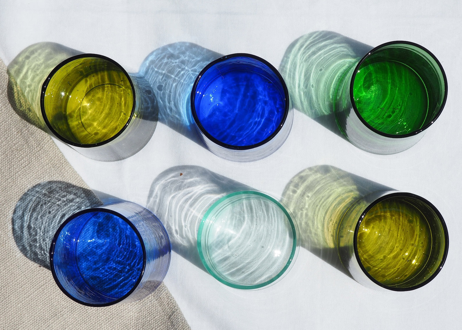 Recycled Moroccan Mix & Match Glass - Highball set of 6