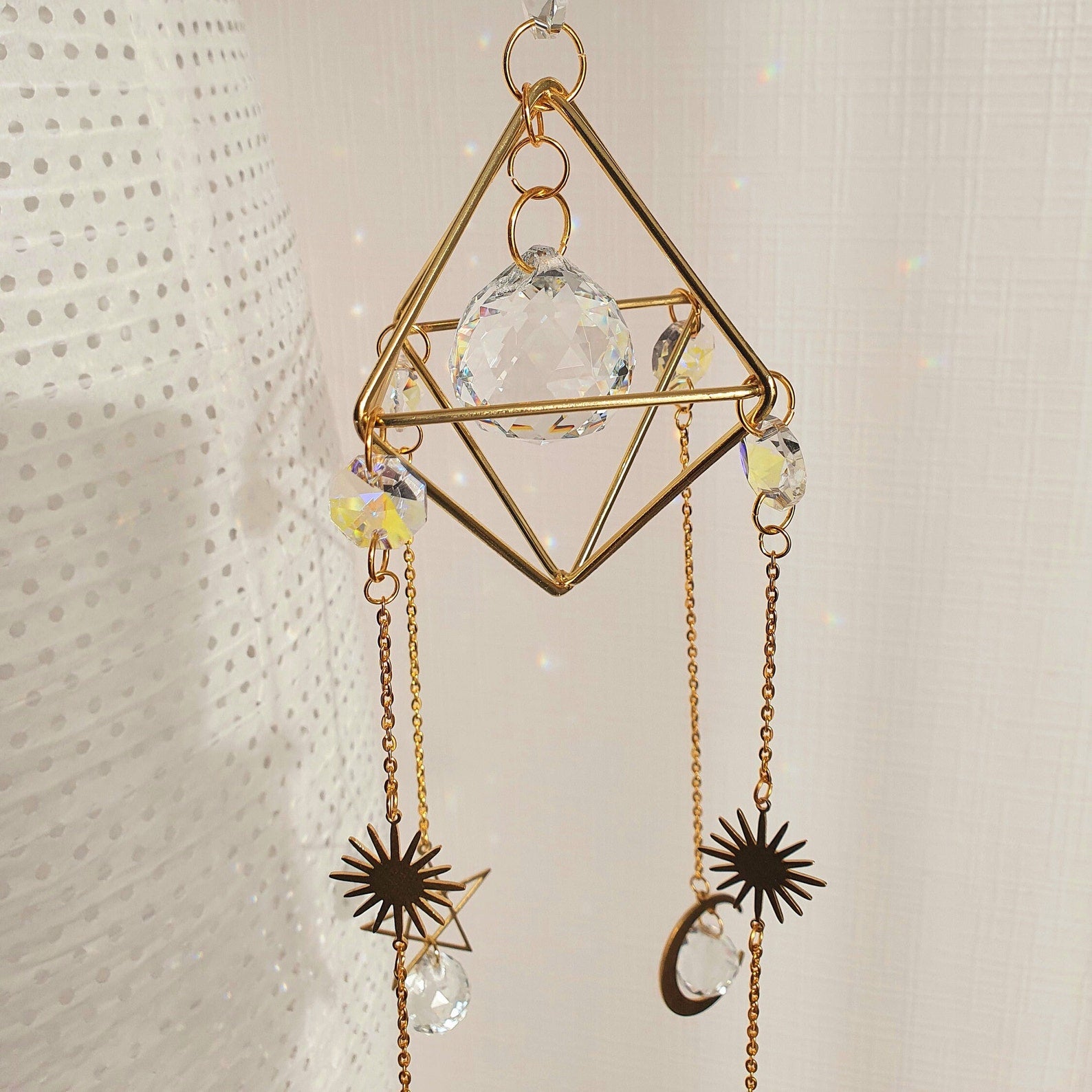 JUPITER Suncatcher Himeli Crystal Rainbow - Celestial Decoration - Gift Idea