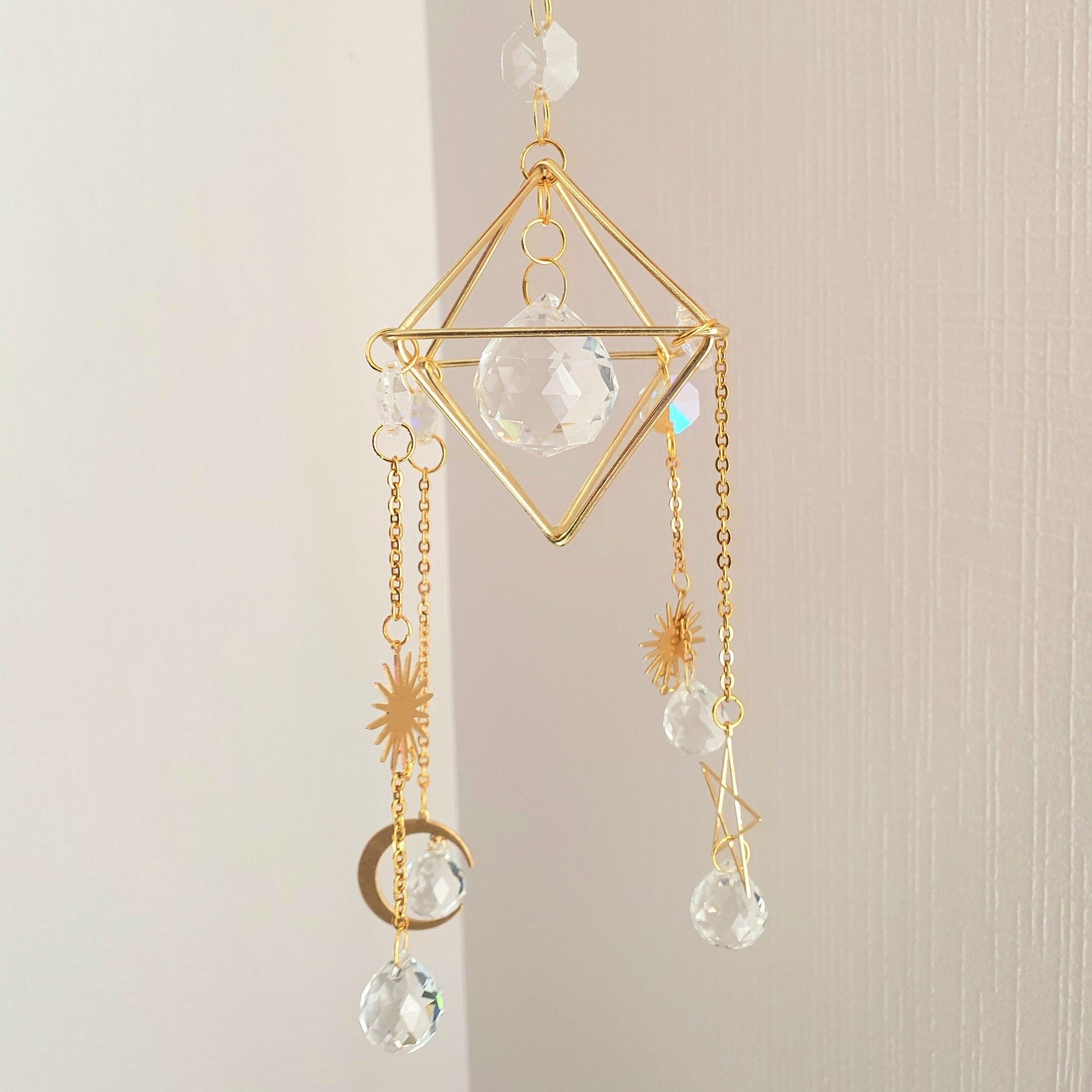 JUPITER Suncatcher Himeli Crystal Rainbow - Celestial Decoration - Gift Idea