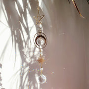 MINISTAR Moon Suncatcher – Feng Shui Crystal Suncatcher