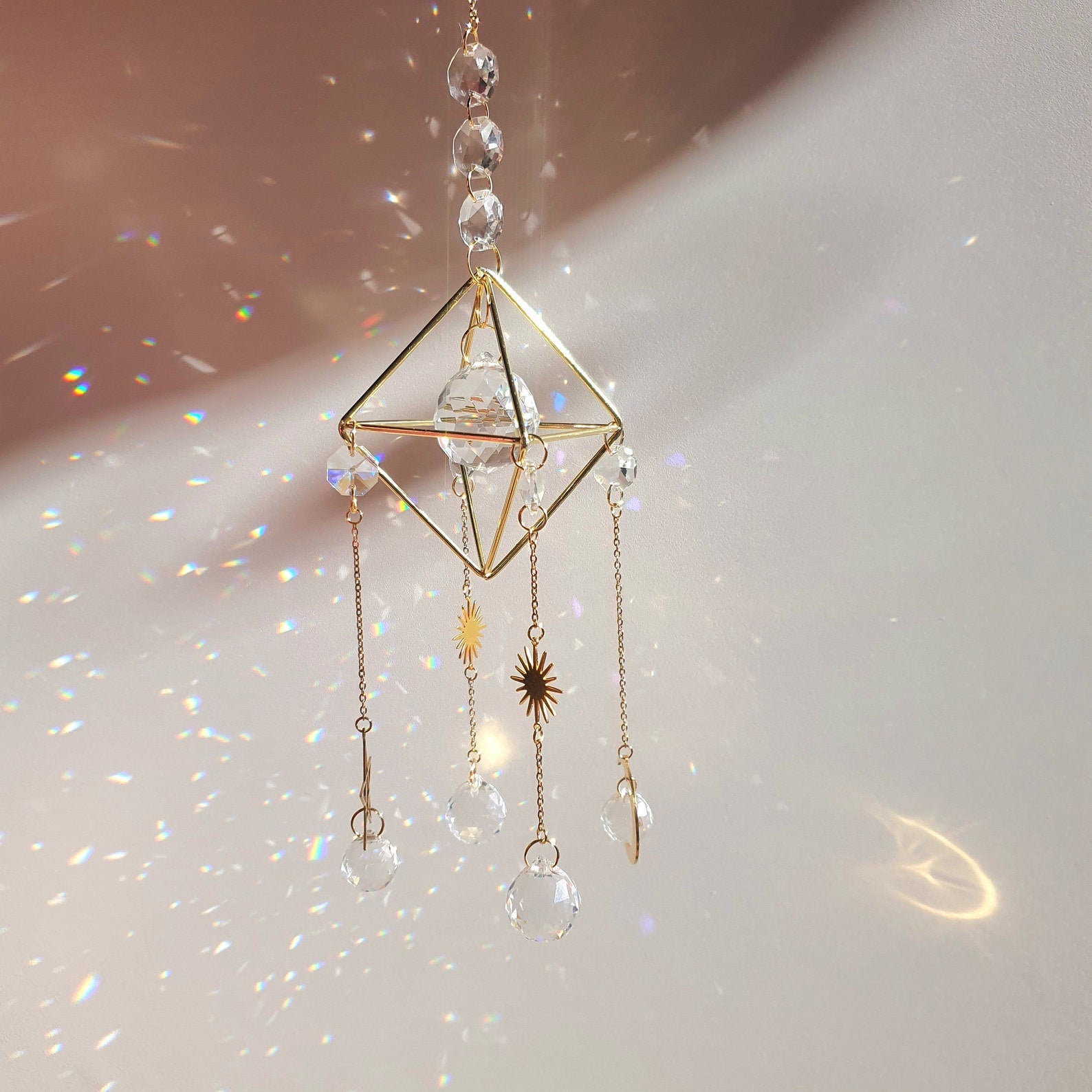 JUPITER Suncatcher Himeli Crystal Rainbow - Celestial Decoration - Gift Idea