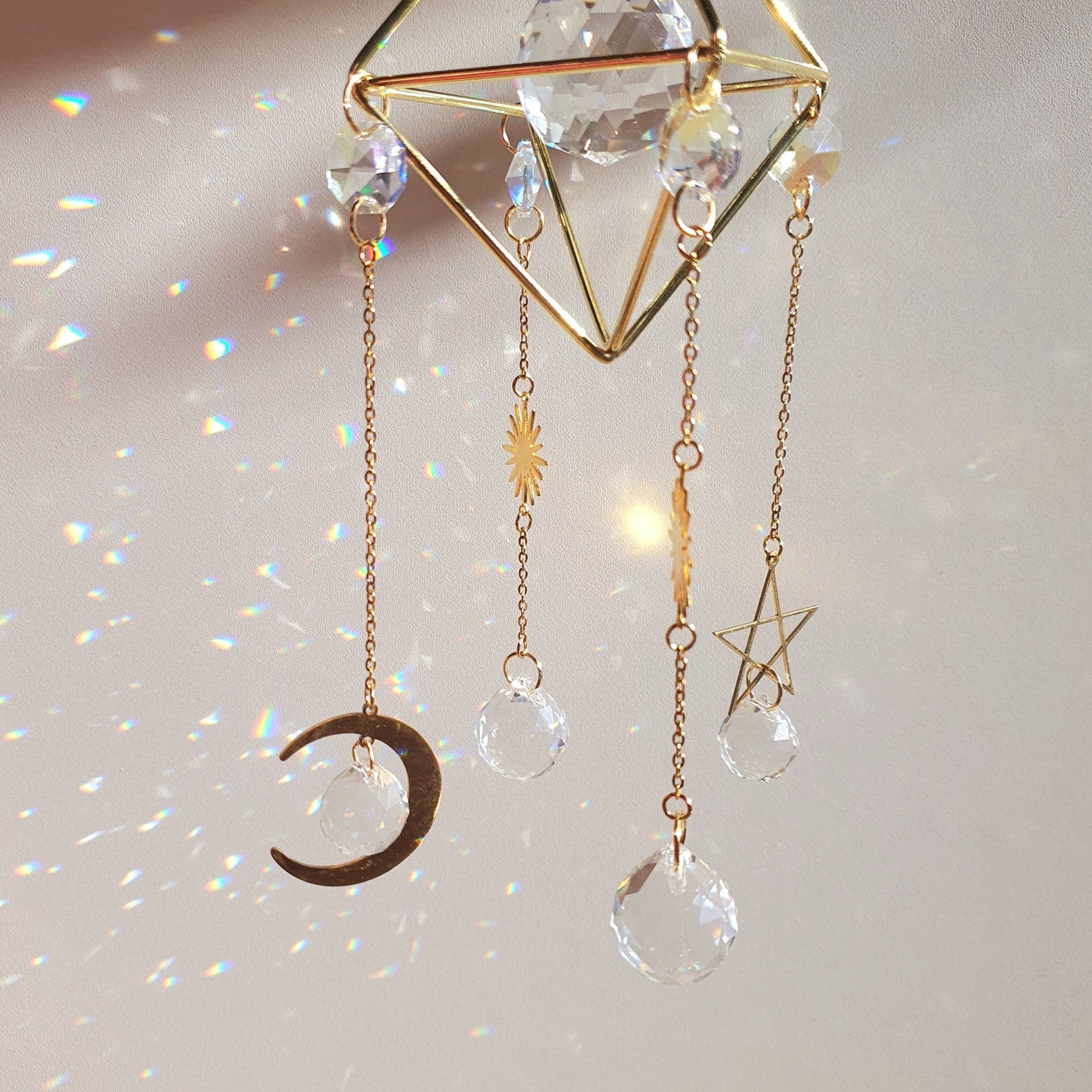 JUPITER Suncatcher Himeli Crystal Rainbow - Celestial Decoration - Gift Idea