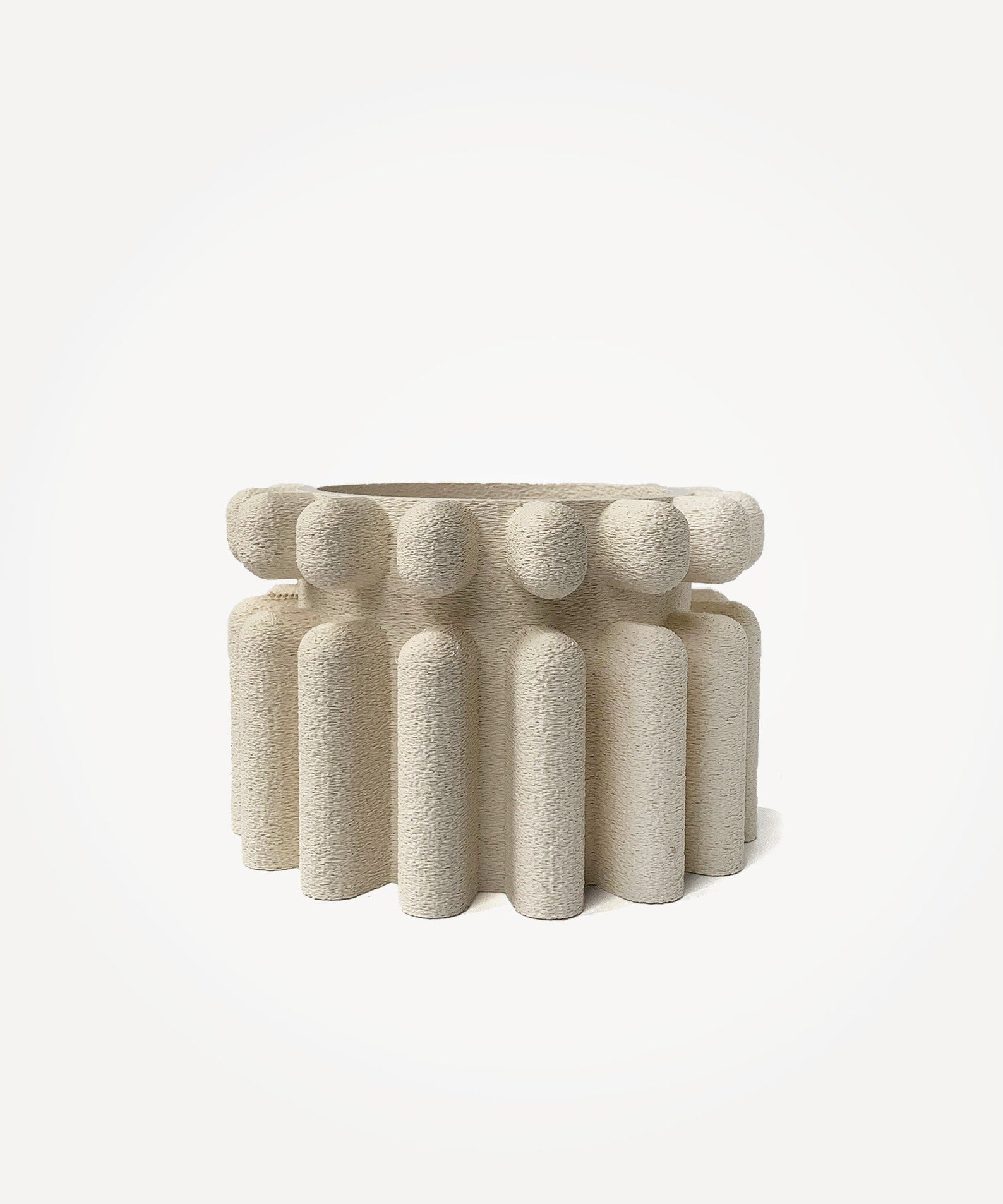 Mono Sandstone | Minimal Decor | 3D Printed Planter 01 | Eco Friendly |