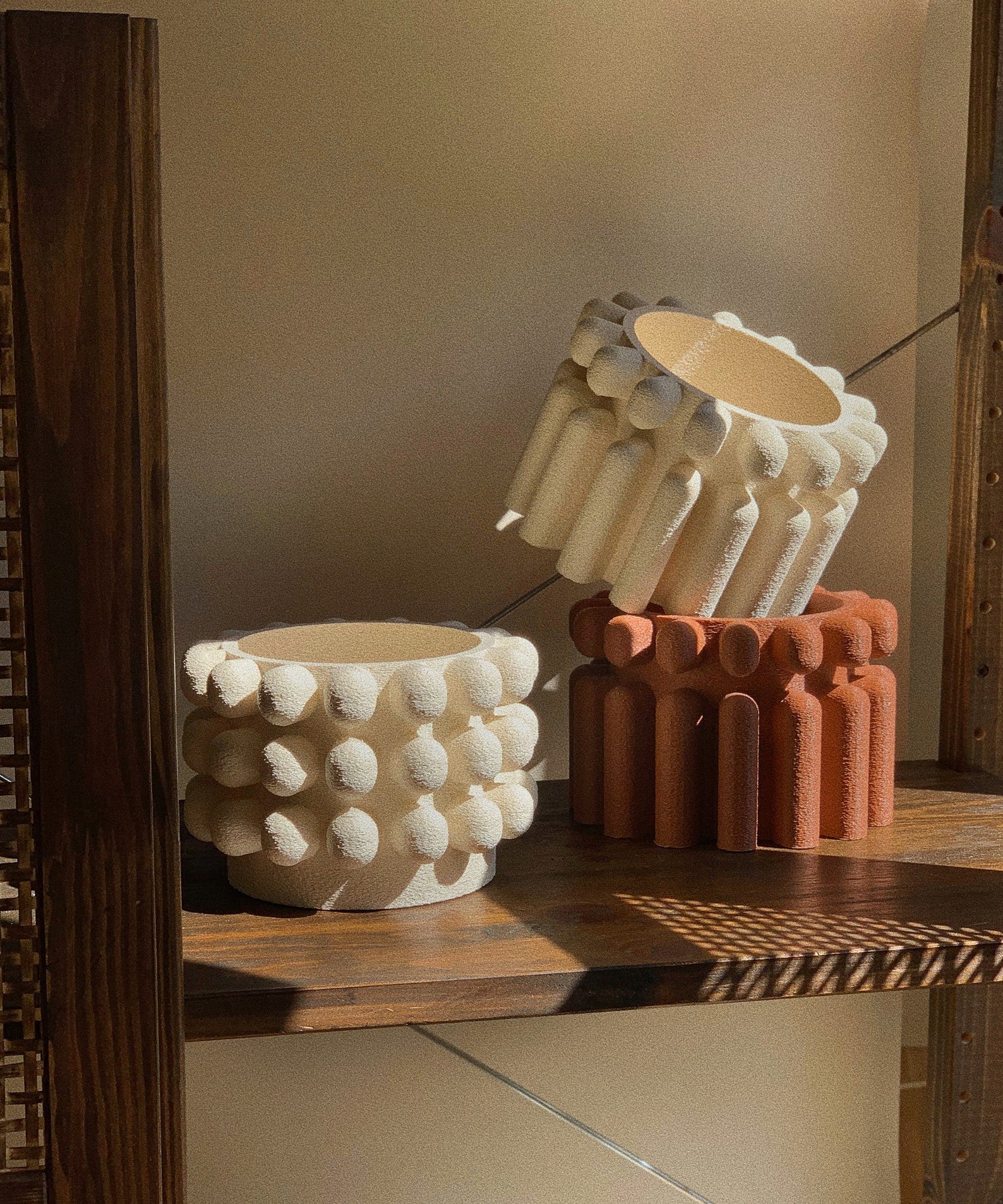 Mono Sandstone | Minimal Decor | 3D Printed Planter 02 | Eco Friendly |