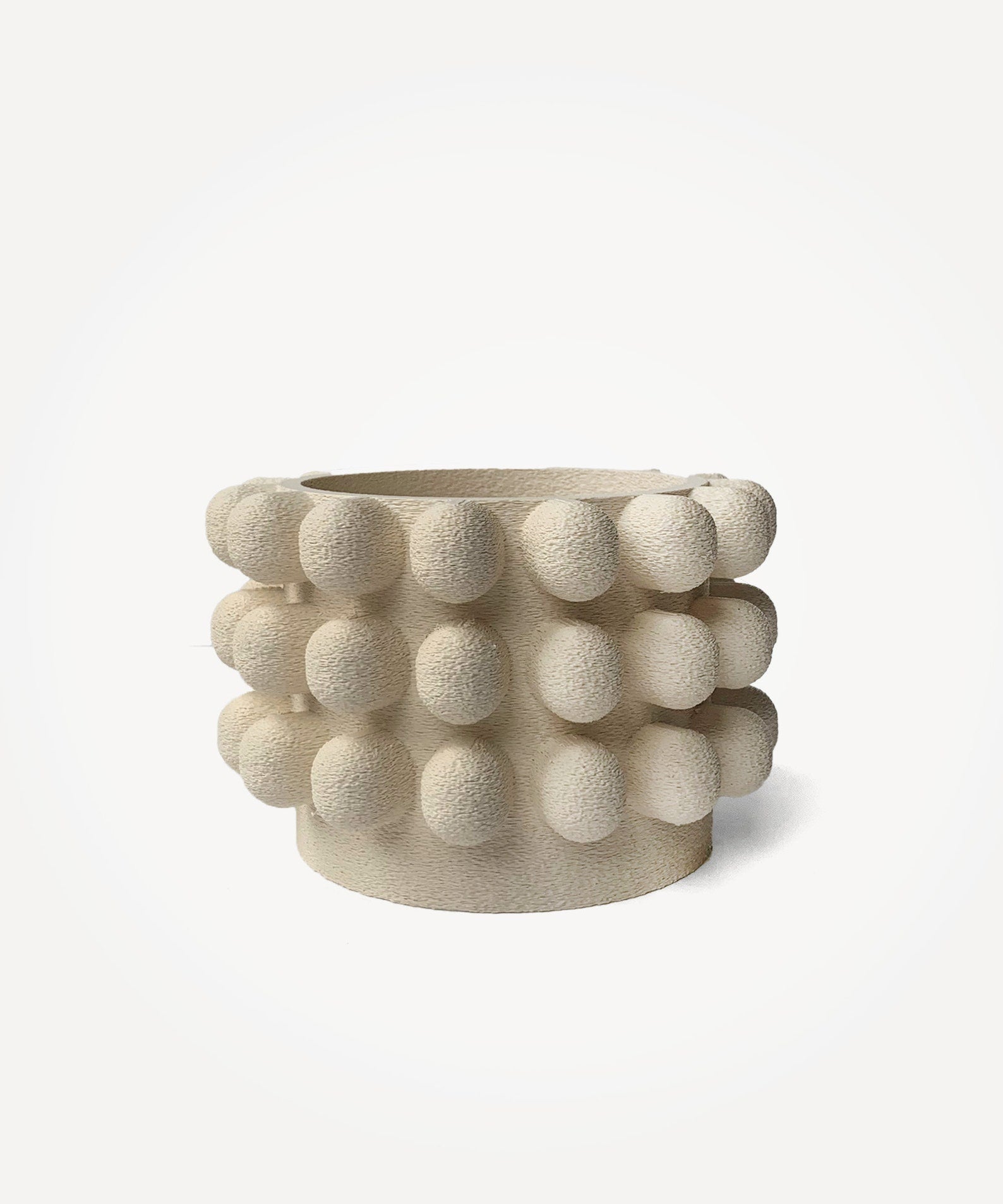 Mono Sandstone | Minimal Decor | 3D Printed Planter 02 | Eco Friendly |