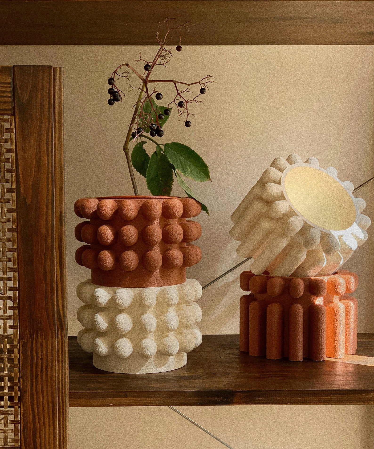 Mono Sandstone | Minimal Decor | 3D Printed Planter 02 | Eco Friendly |