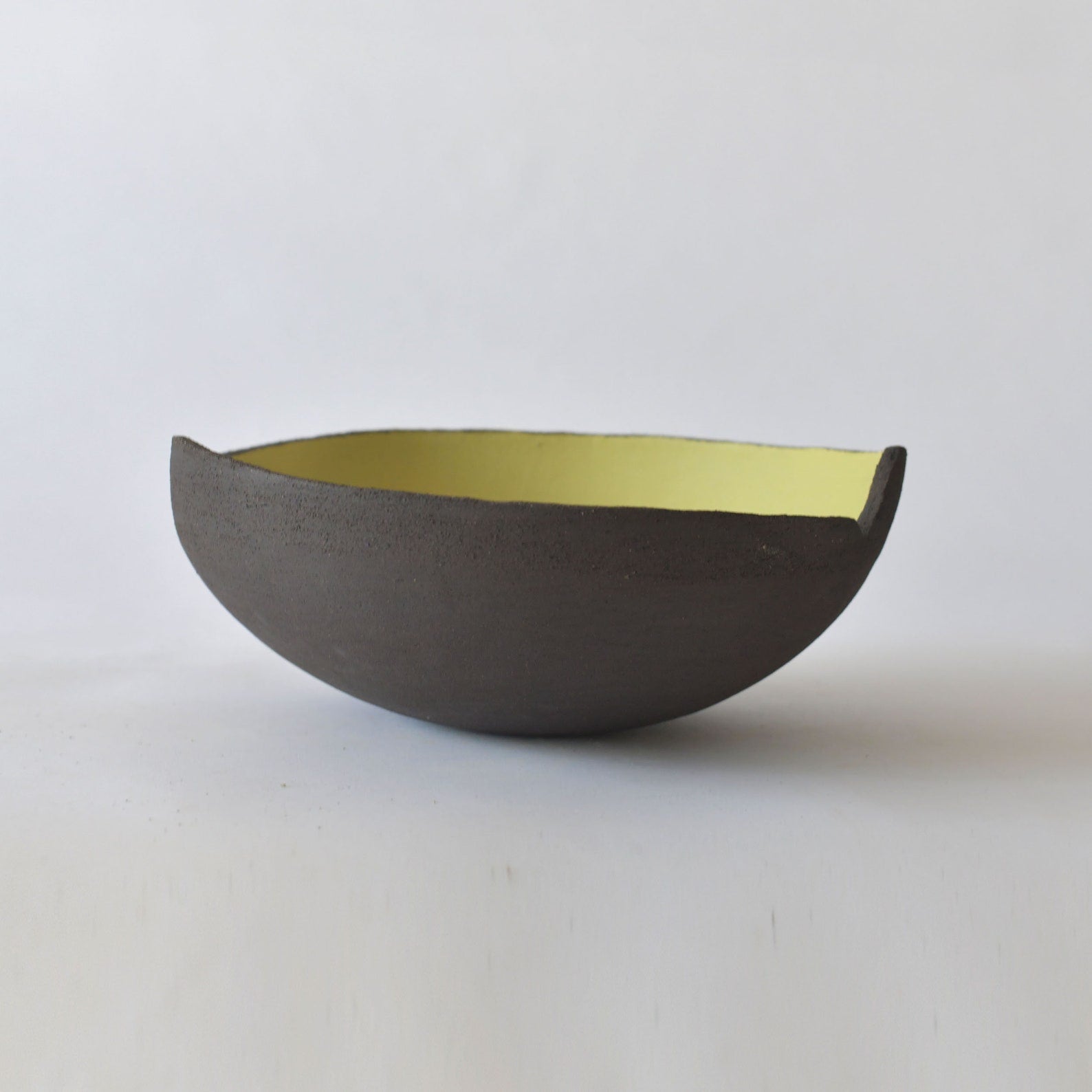 Modern extra large handmade centerpiece fruit bowl