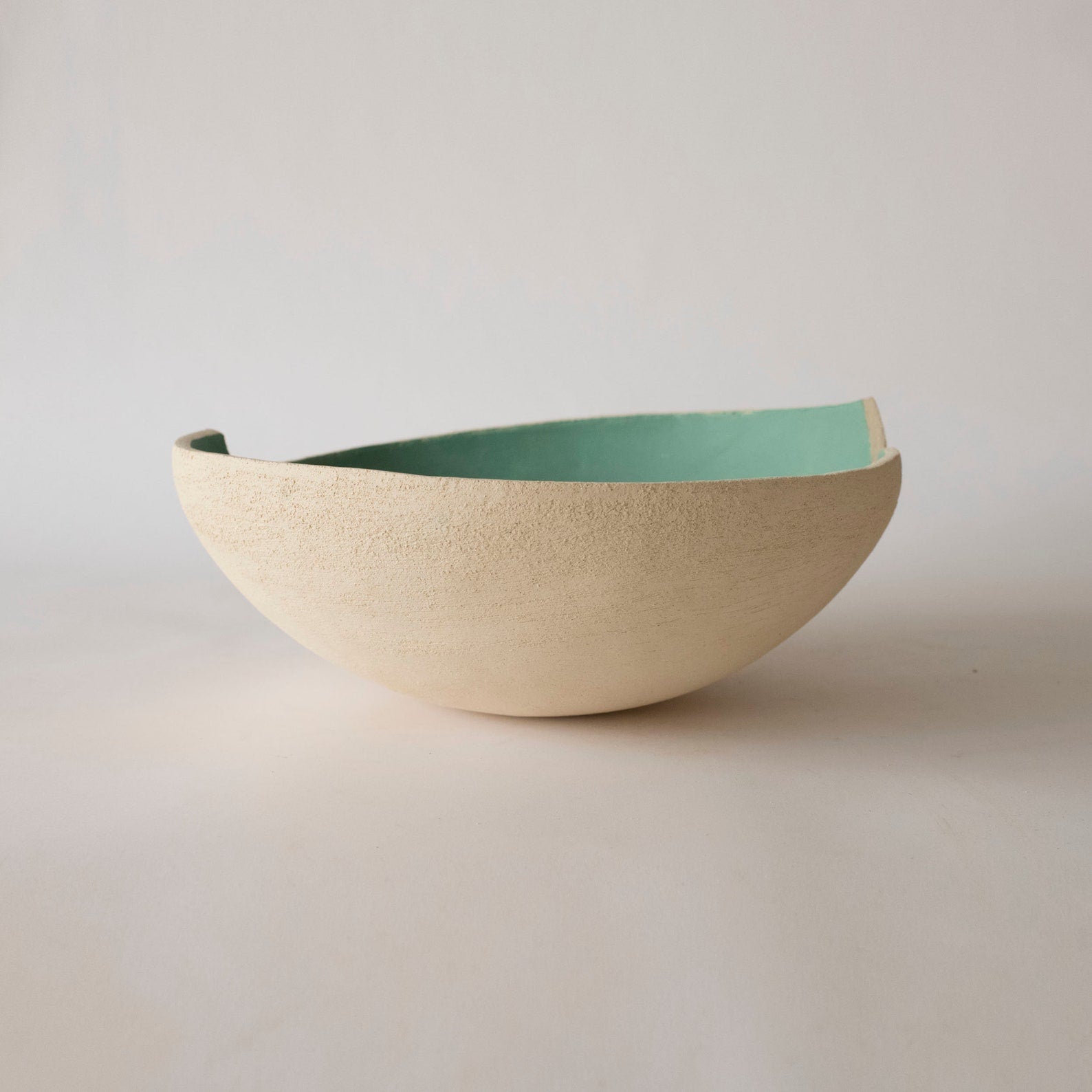Modern extra large handmade centerpiece fruit bowl
