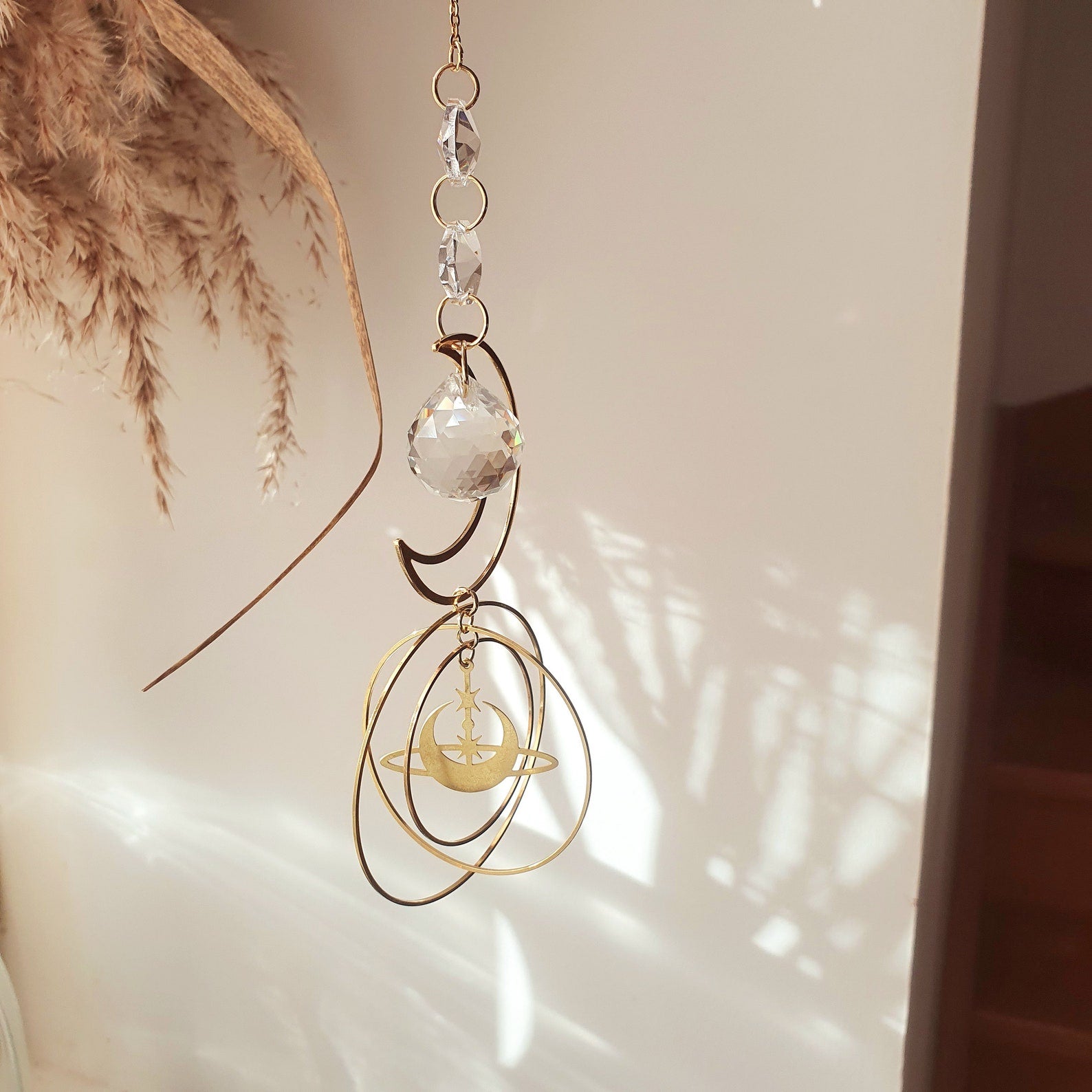 PERSEE II Crystal Suncatcher – Celestial Element Hanging