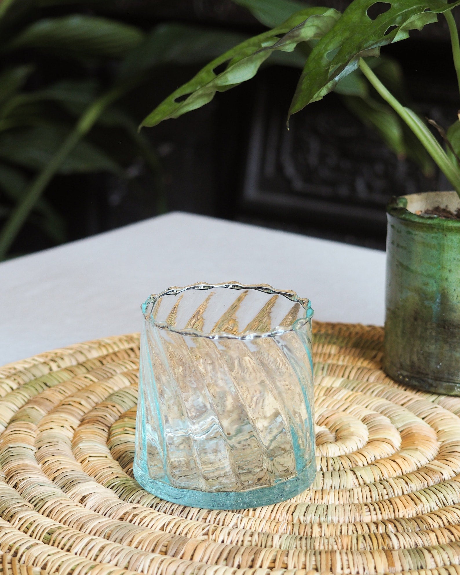 Recycled Moroccan Twist Tealight Holder - Set of 3