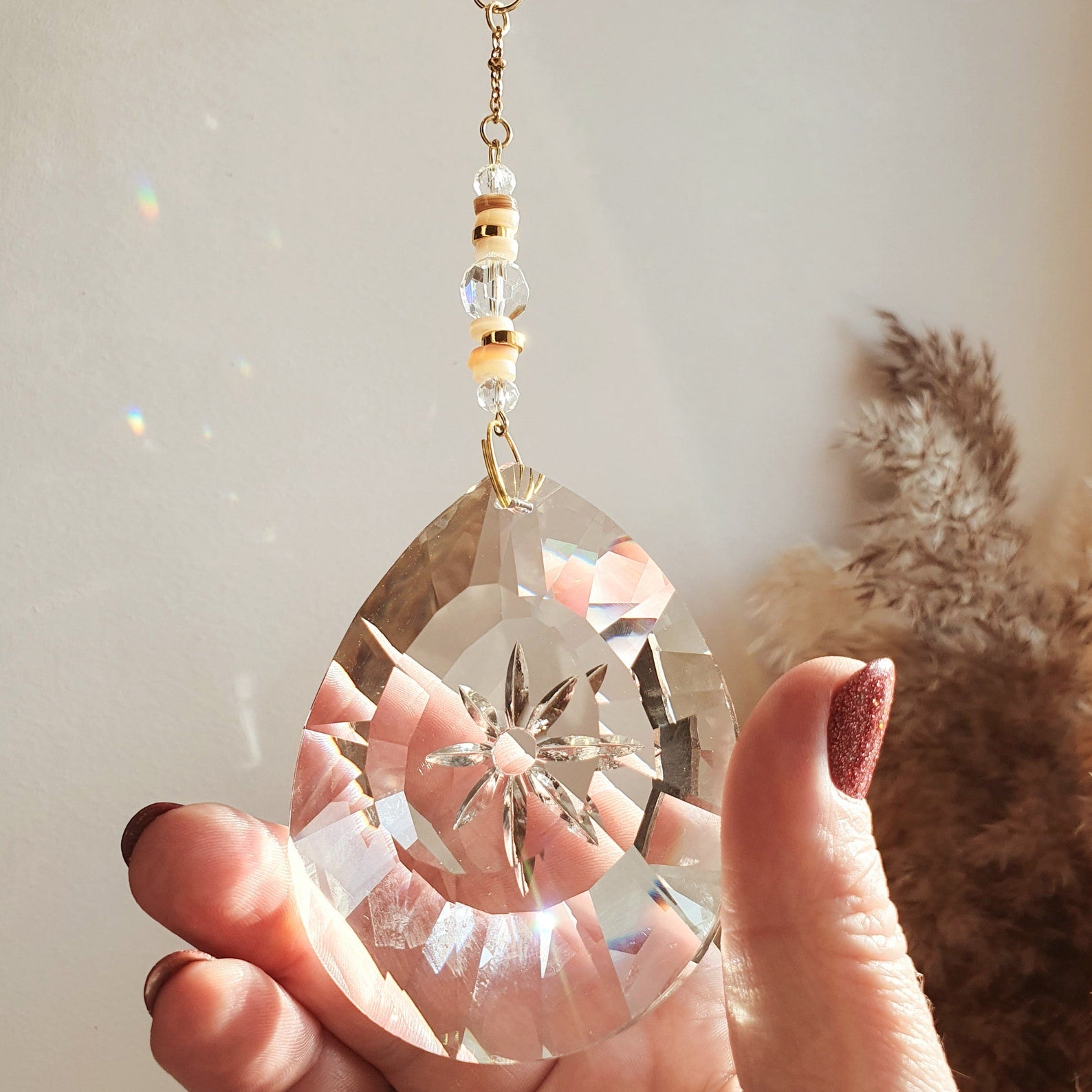 EPHEMERE 2 - Crystal Suncatcher - Home Decor - Feng Shui Mobile - Boho Decor