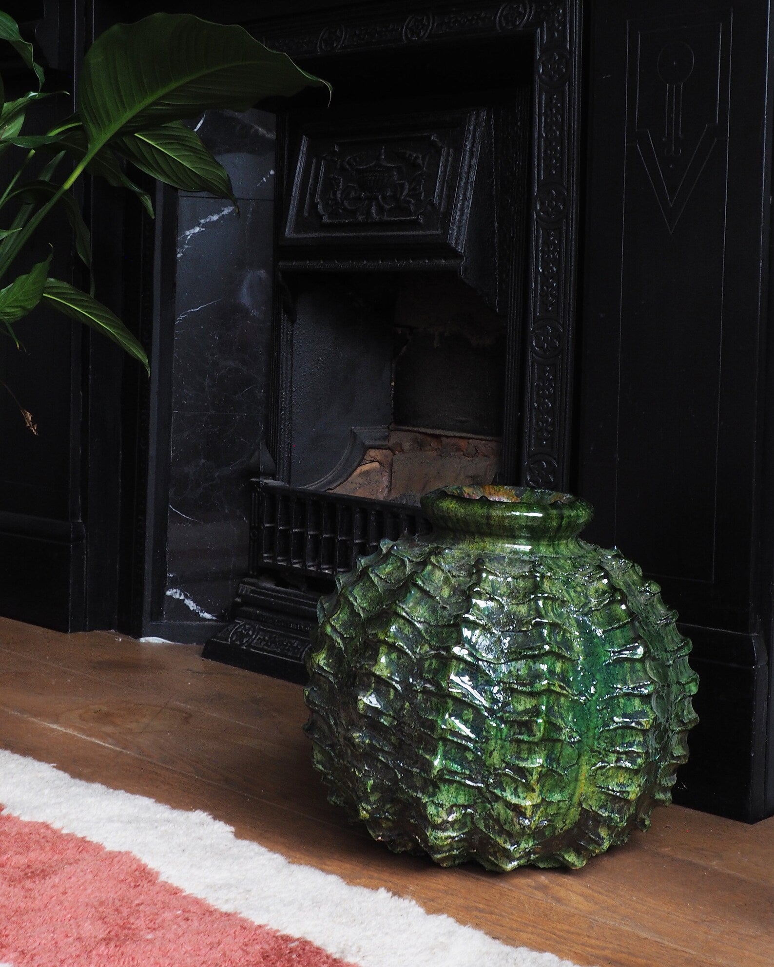 Abstract Sea Urchin Handmade Vase Sculpture