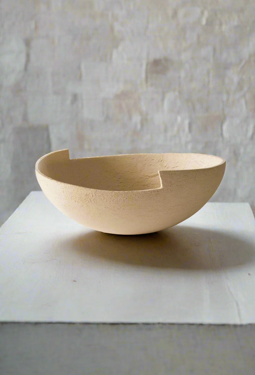 Decorative organic geometric bowl
