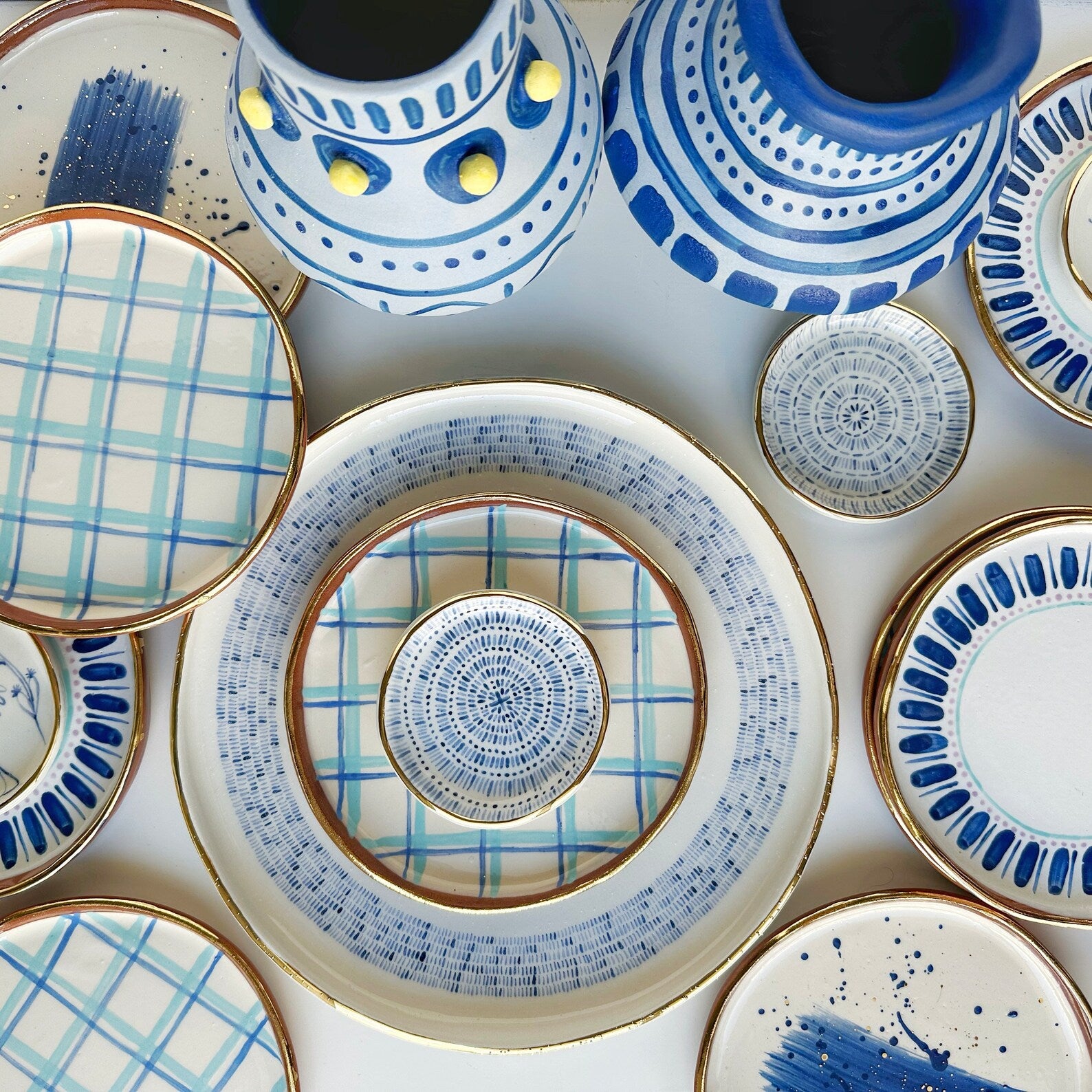 Cobalt cove dessert plate
