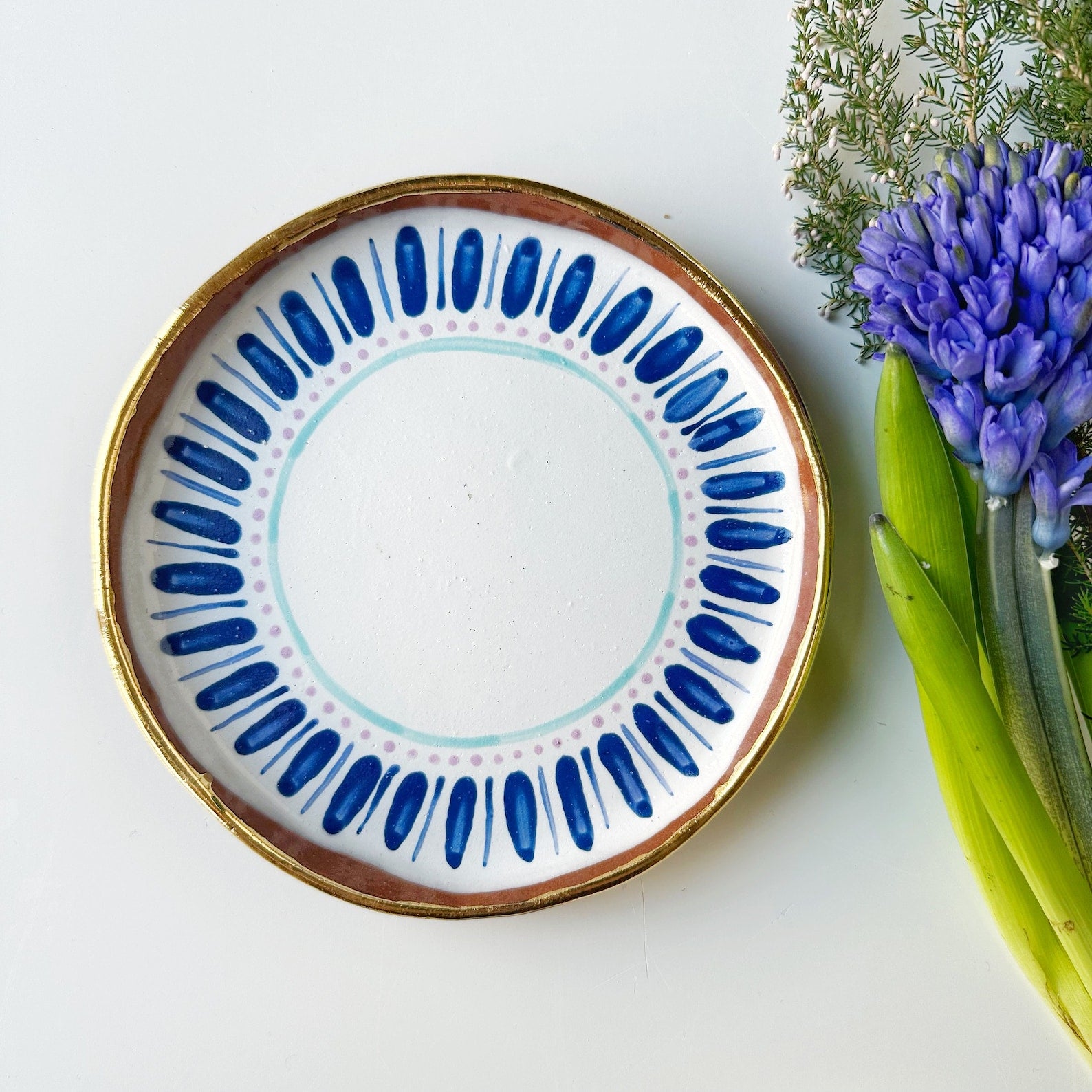 Cobalt cove dessert plate