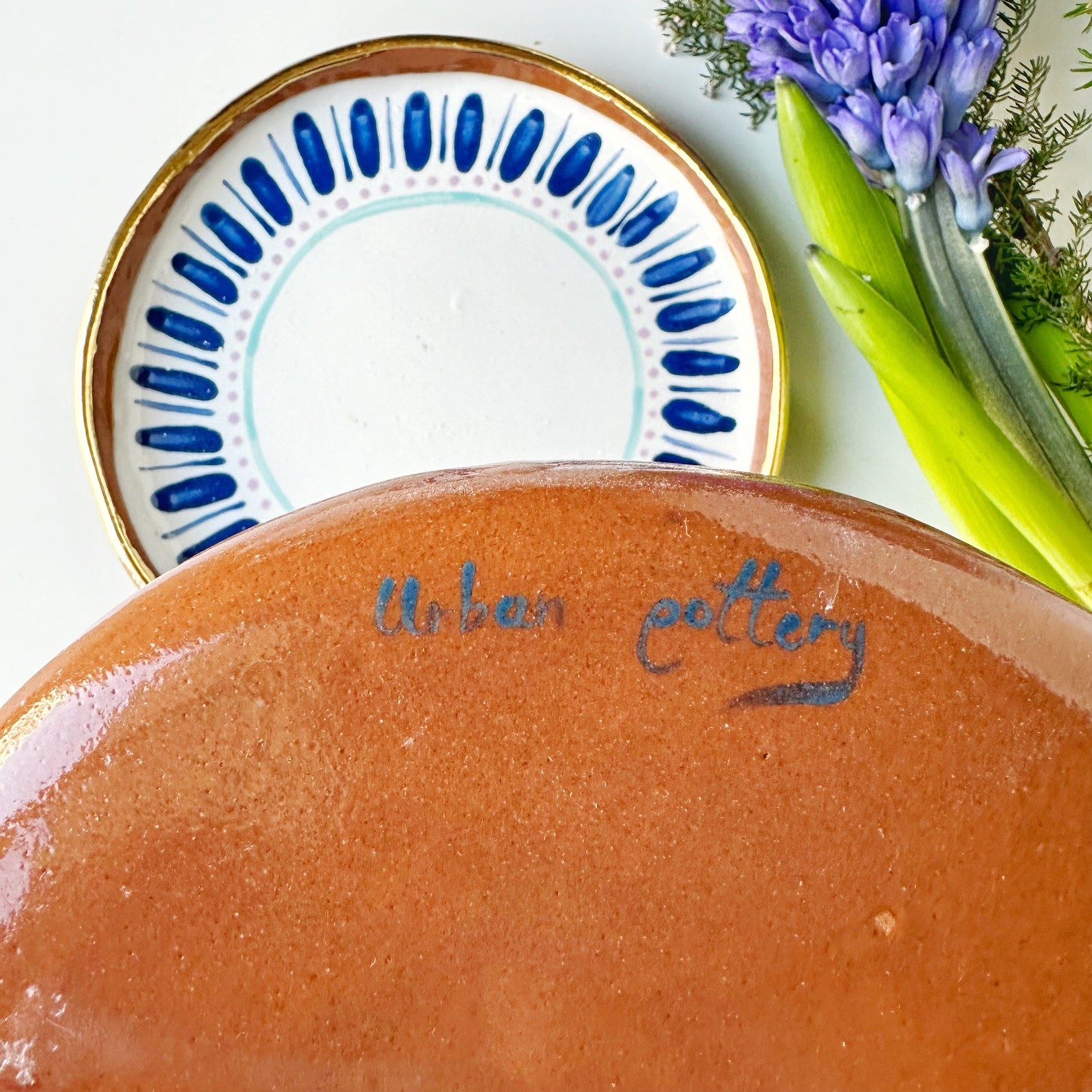 Cobalt cove dessert plate