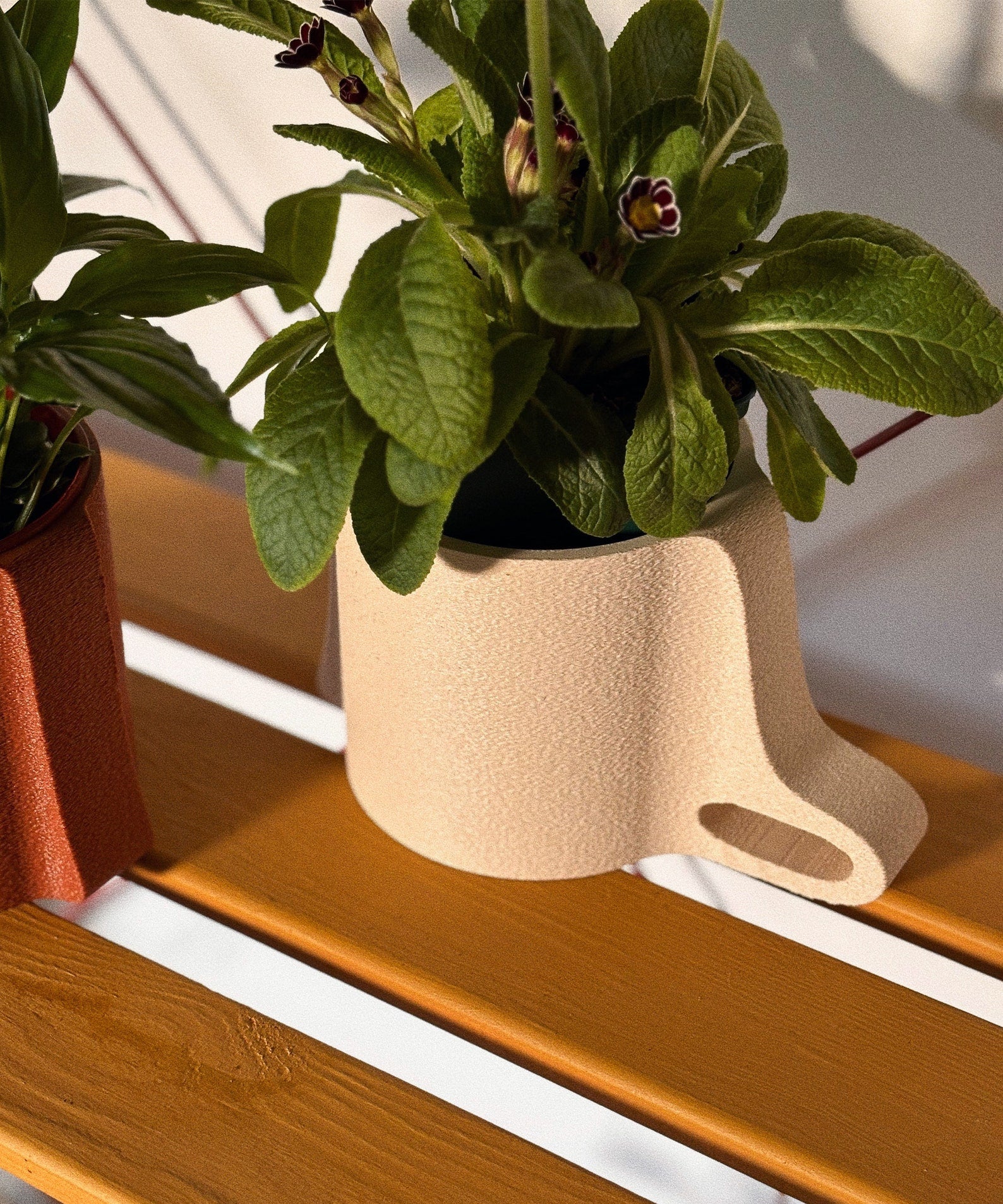 Mobi | Beige | Minimal Decor | 3D Printed Planter | Eco Friendly |