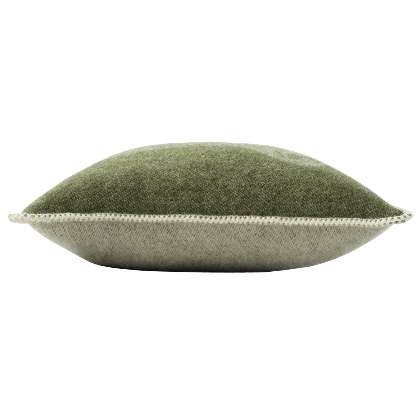 Mossy Green Sheep Cushion Cover | Pure Wool Reversible Pillowcase |