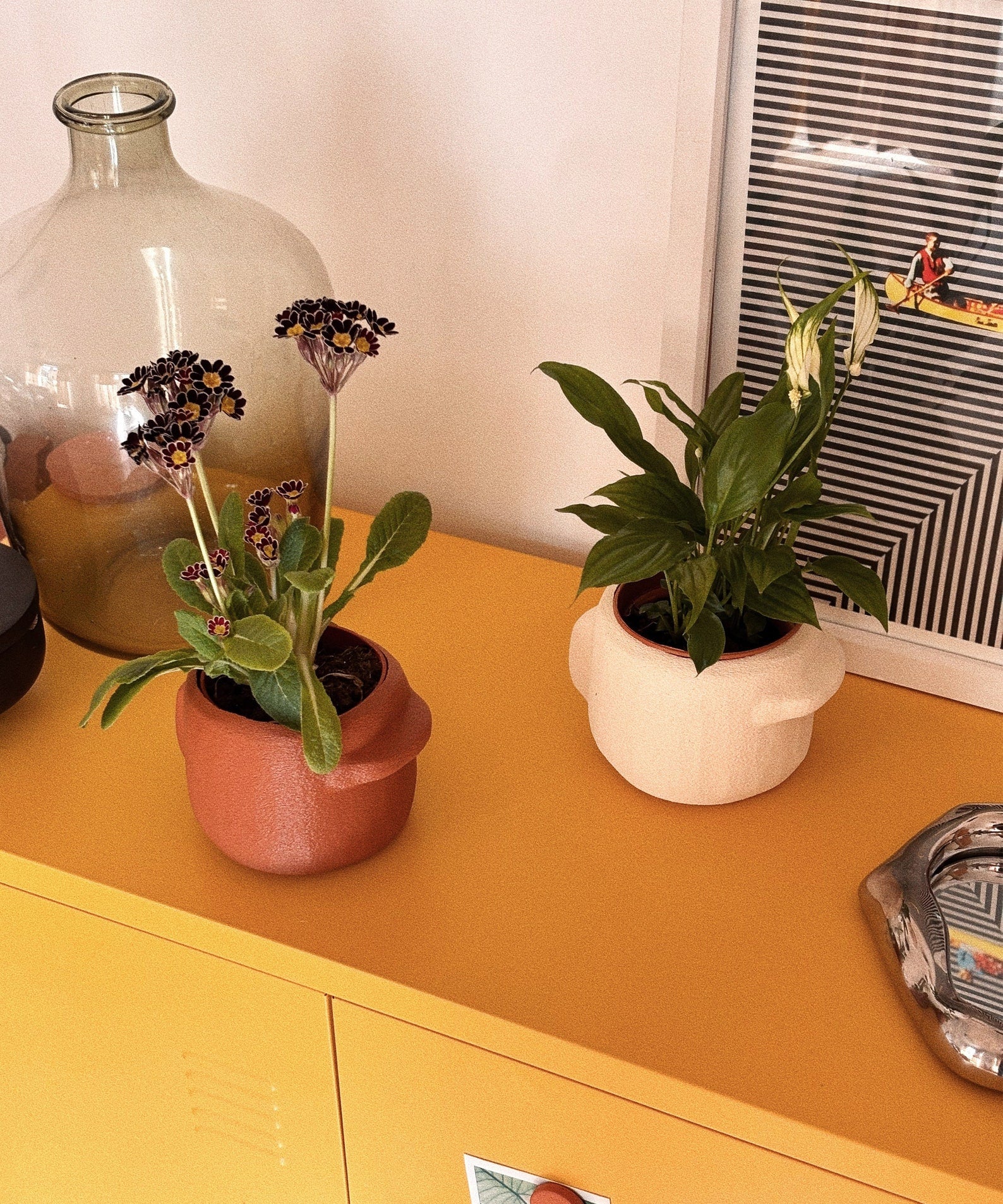 Nova | Beige | Minimal Decor | 3D Printed Planter | Eco Friendly |