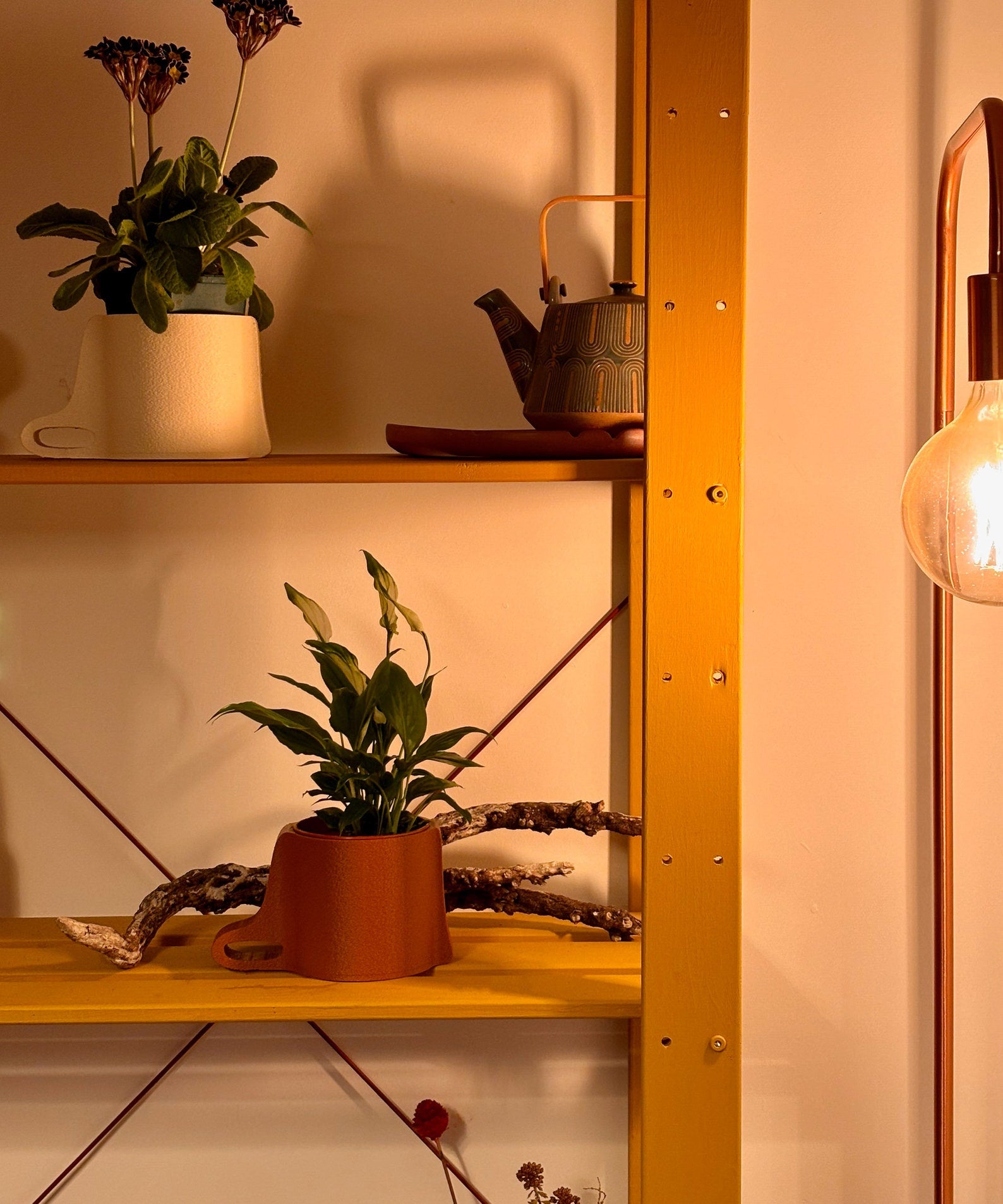 Mobi | Terracotta | Minimal Decor | 3D Printed Planter | Eco Friendly |