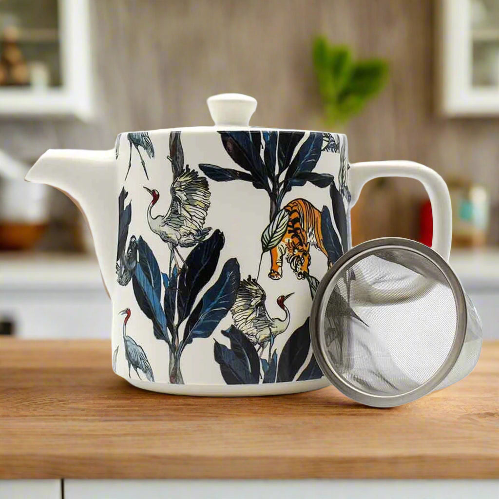 1L Islington Ceramic Teapot with Removable Stainless Steel Infuser