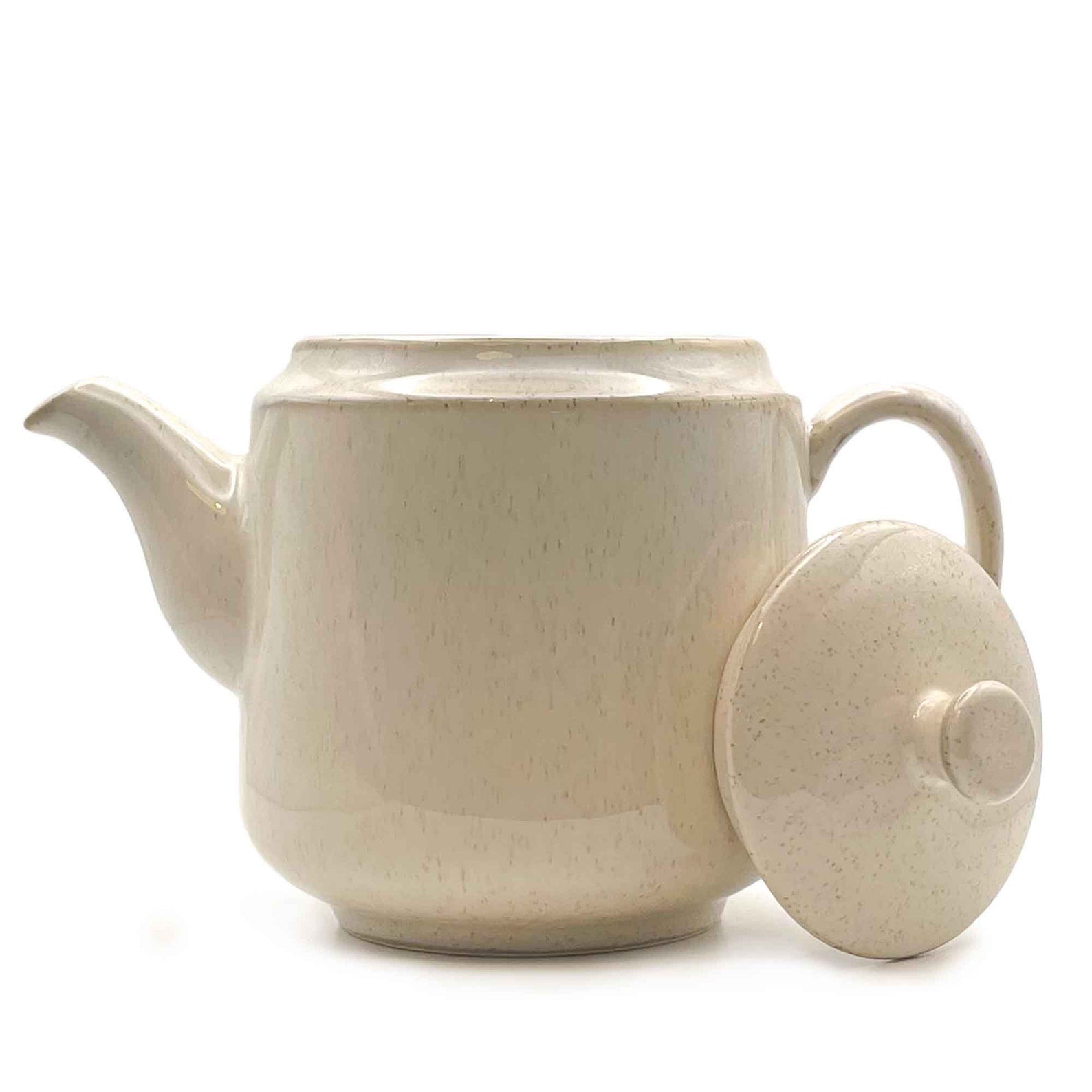 1 Litre Fredriksberg Cream Ceramic Designer Teapot with Stainless Steel Infuser