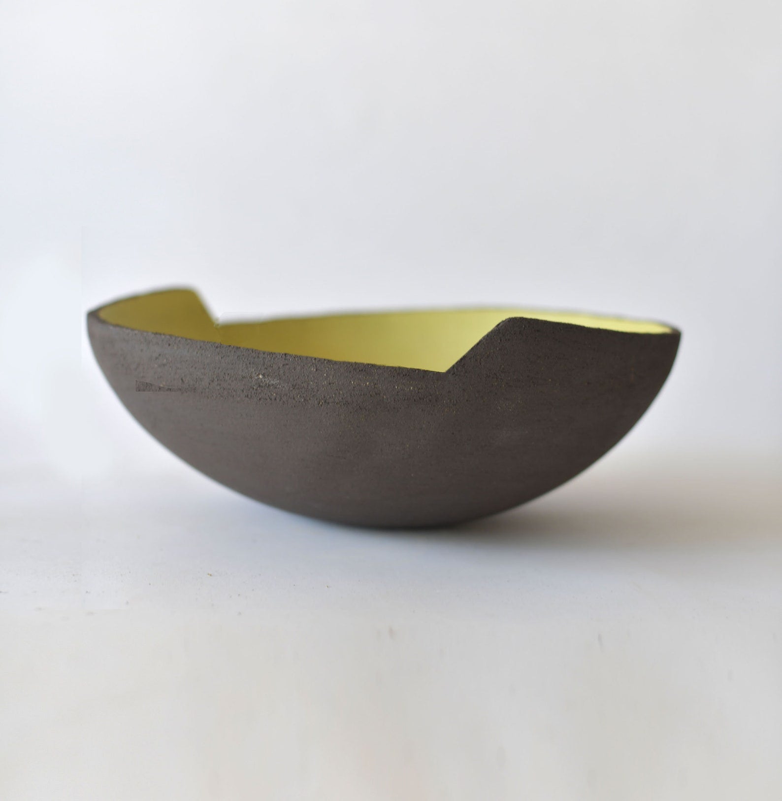 Modern extra large handmade centerpiece fruit bowl