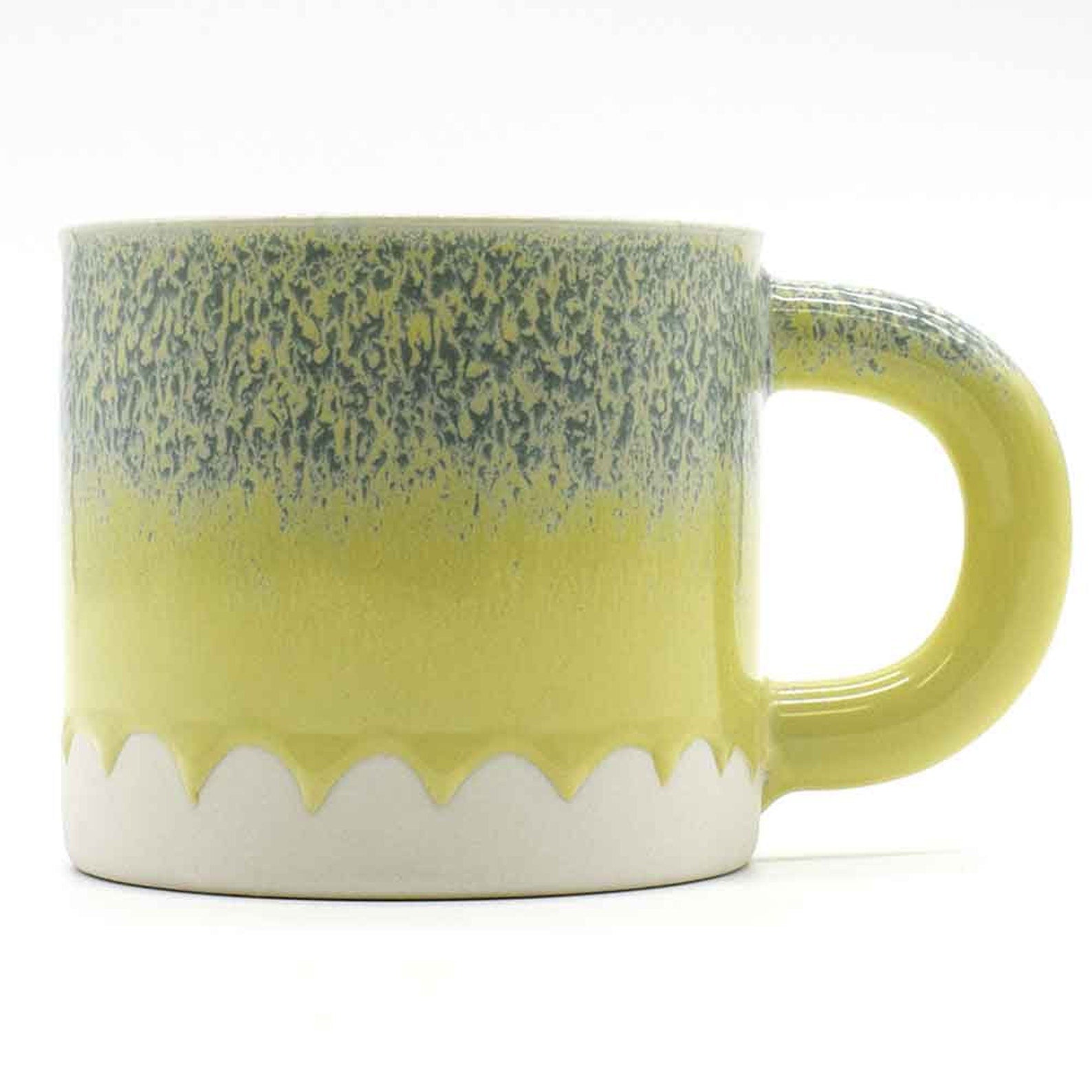 Set of 2 Terra Fusion 480ml Reactive Wave Glazed Ceramic Mugs