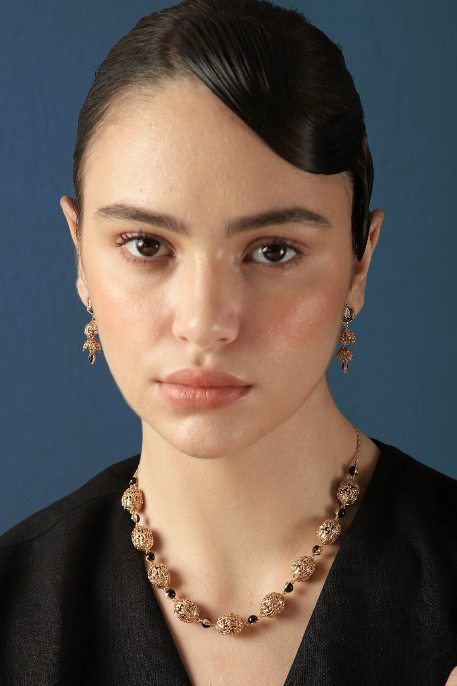 Antique Gold Baroque Necklace