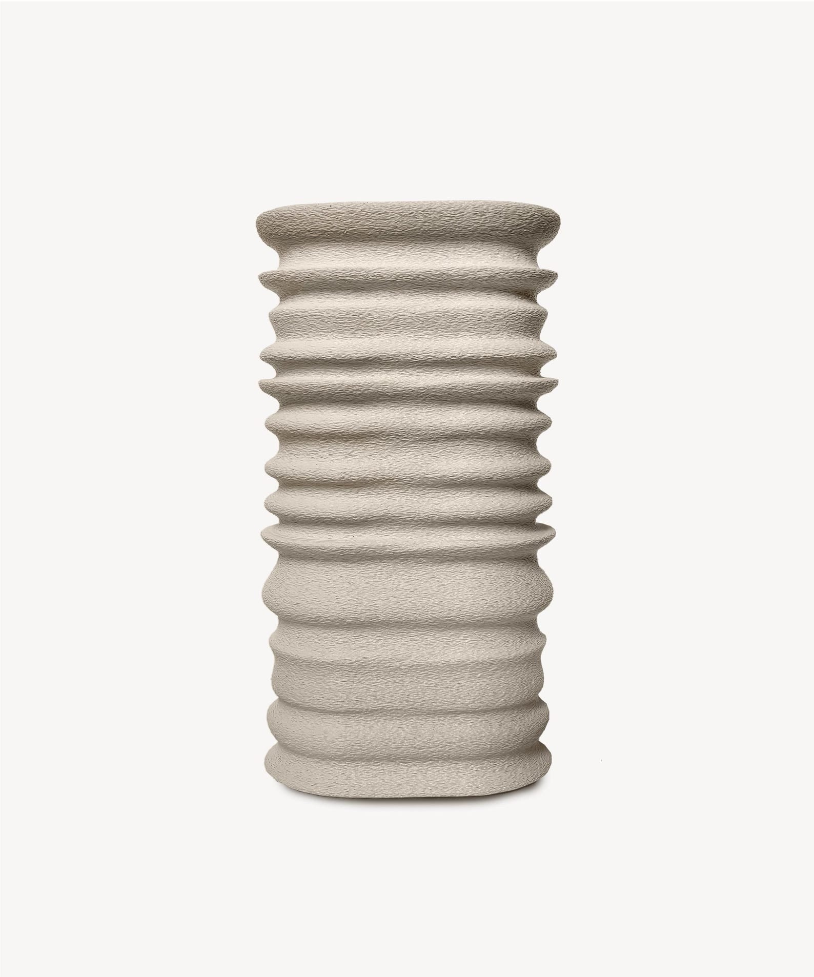 Tun | 3D Printed Vase| Sandstone | Dried Flower | Boho Decor |