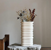 Tun | 3D Printed Vase| Sandstone | Dried Flower | Boho Decor |