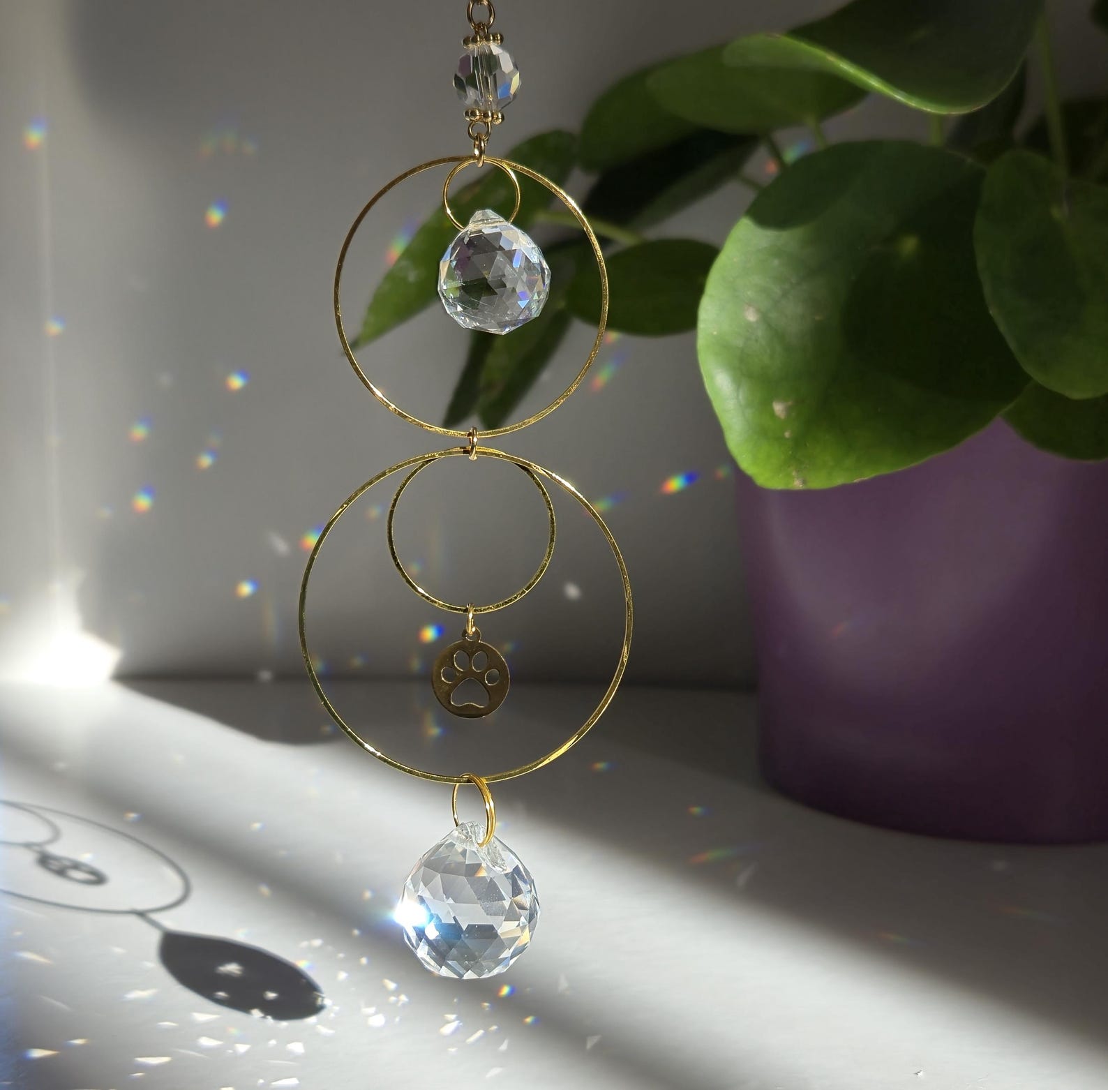 Suncatcher MEMORIES – Hanging Feng Shui Crystal
