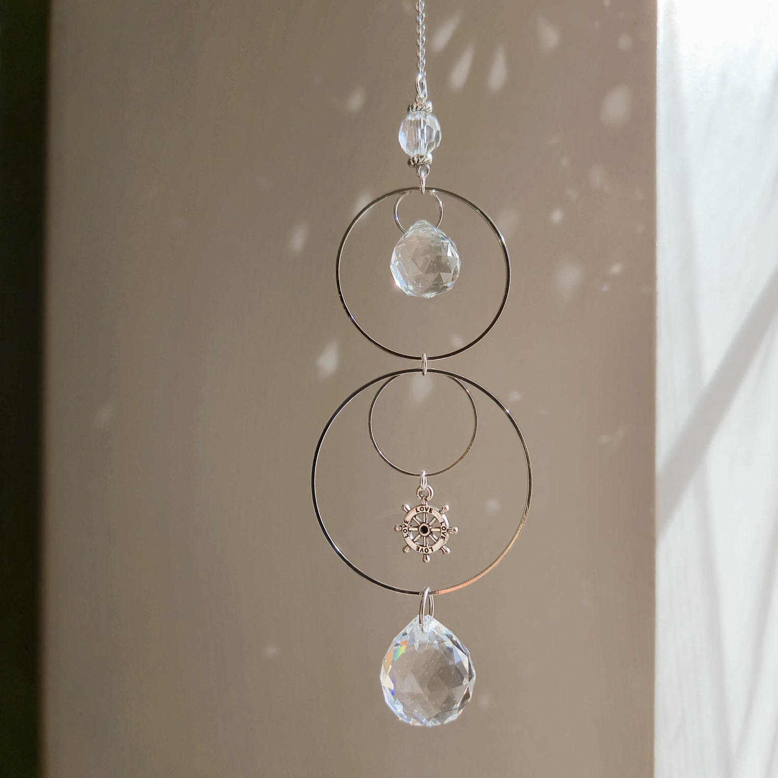 Mini Steel Suncatcher MILA – Well-being and Luminous Decoration